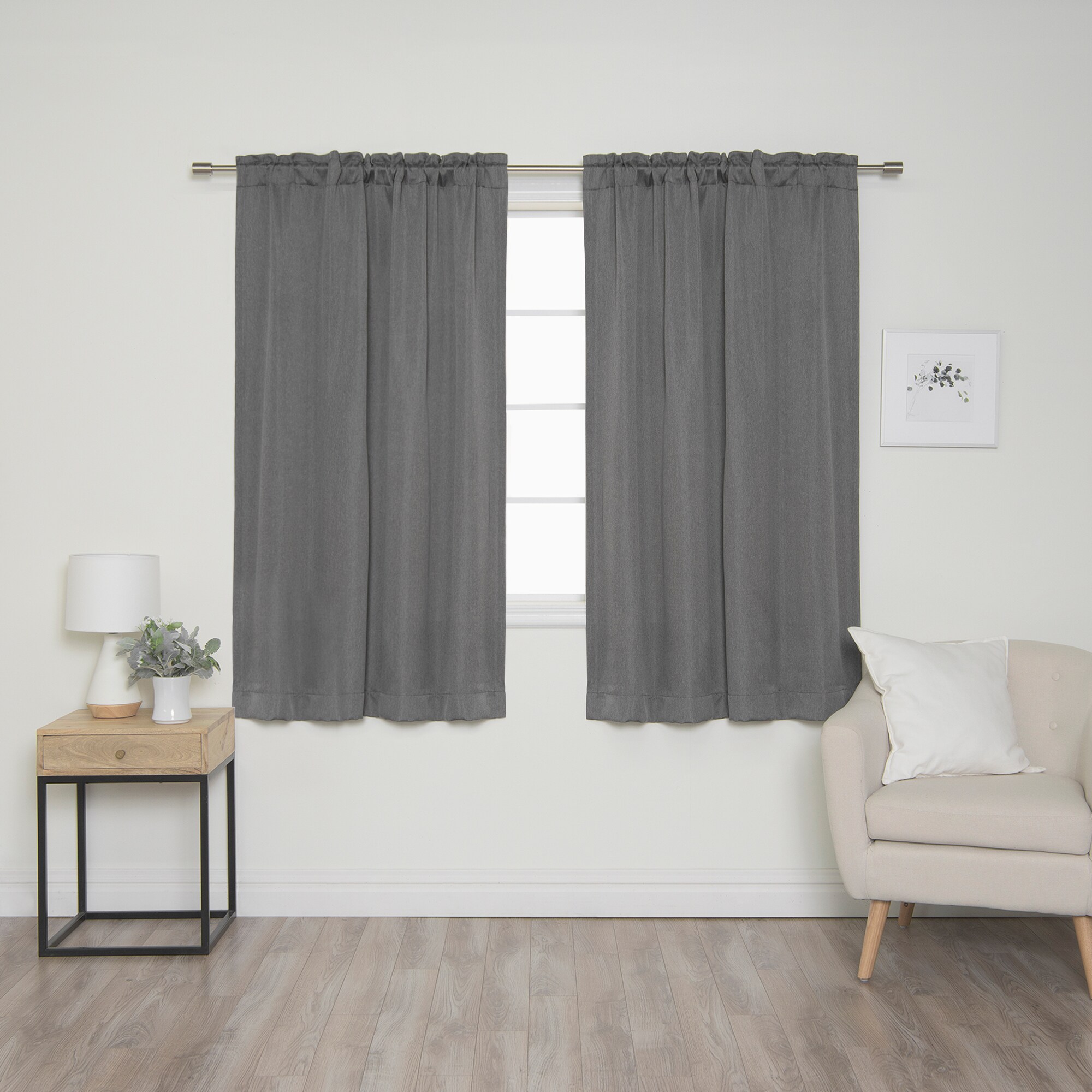 Best Home Fashion JC-06-BAK-63-DK.GREY curtains - View #2