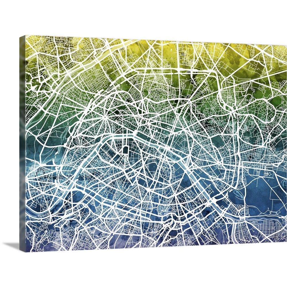 GreatBigCanvas 2448325-24-40X30 30-in H x 40-in W Abstract Print on Canvas