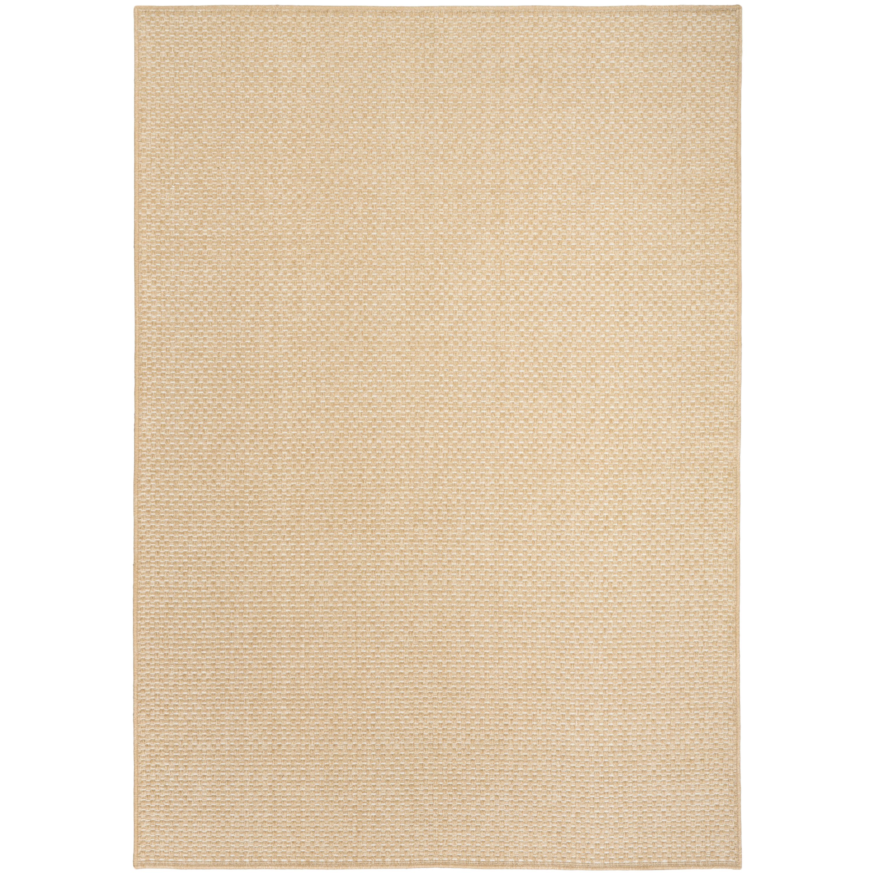 Nourison Tulum 6' x 9' Taupe Indoor/Outdoor Rug in the Rugs department ...