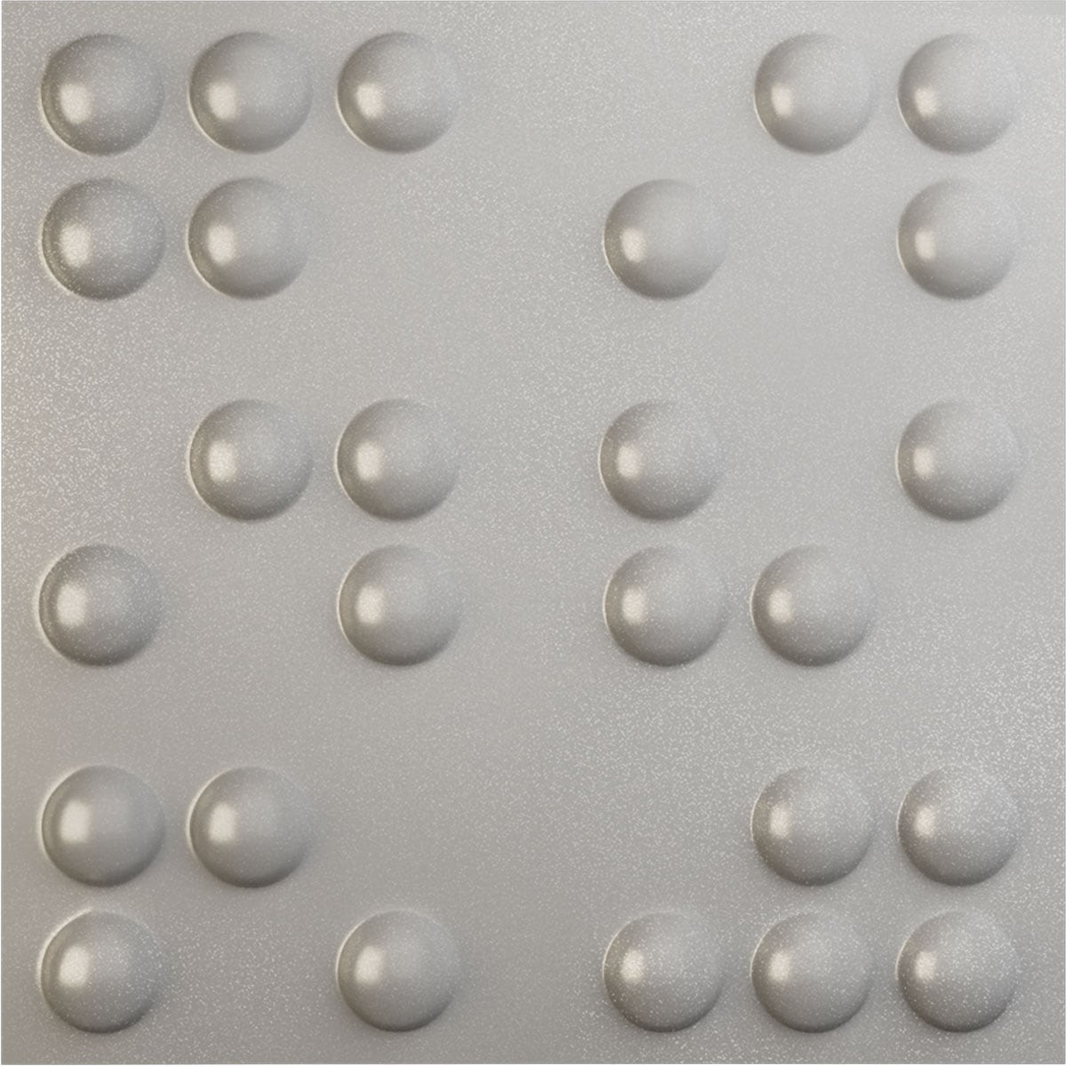 Ekena Millwork WP20X20EMASV 19-5/8-in x 19-5/8-in Embossed Paintable/Stainable Silver PVC Wall Panel (
