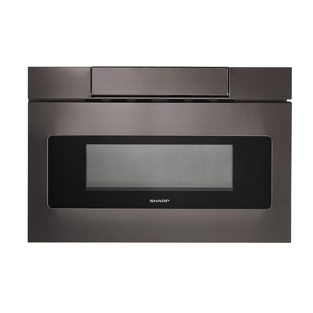 Sharp 1.2-cu ft Microwave Drawer (Black Stainless Steel) (23.9-in 