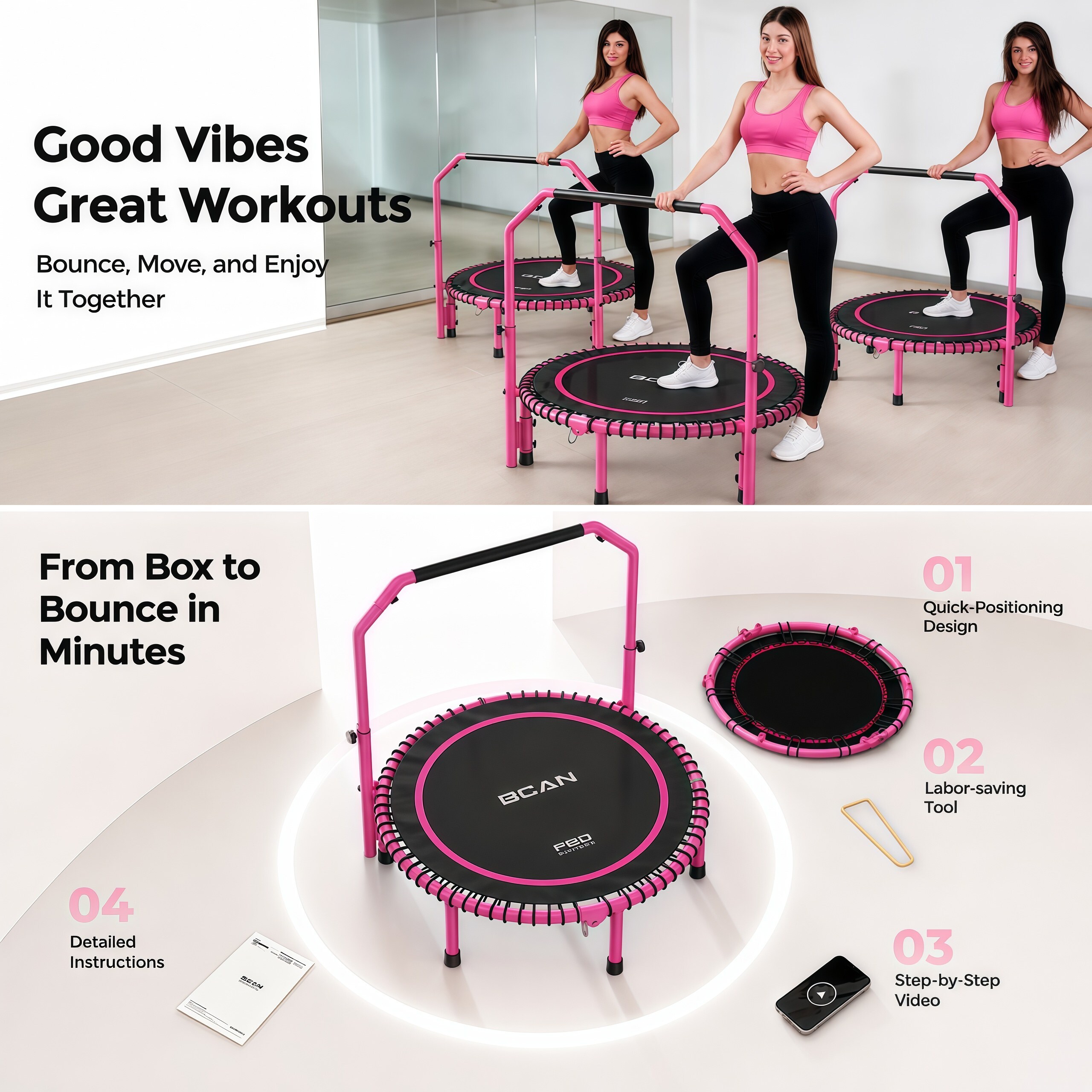 BCAN 40HANDLEP trampolines - View #4