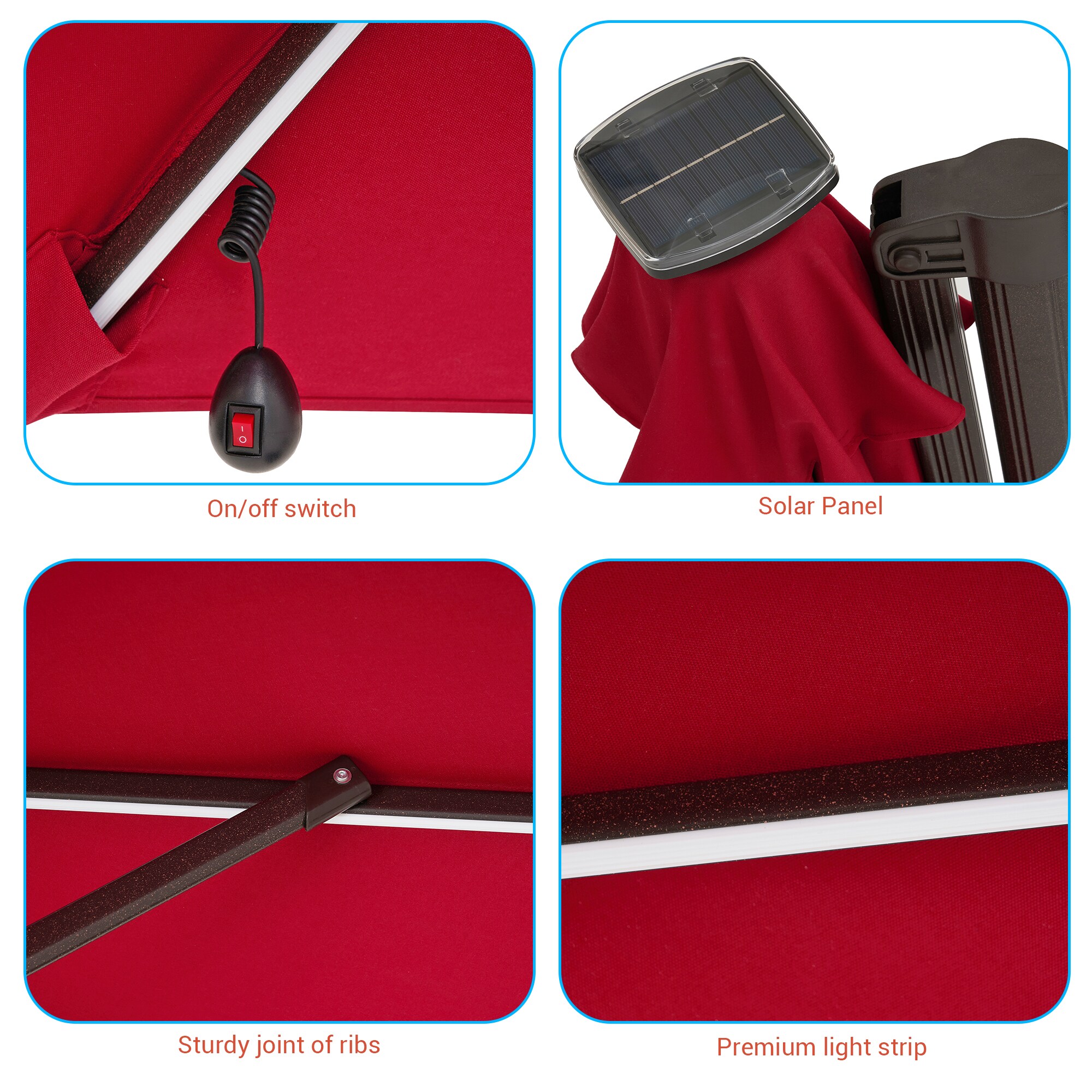 ACEGOSES LW-PCT-JC12R-LED Umbrellas-2 - View #3