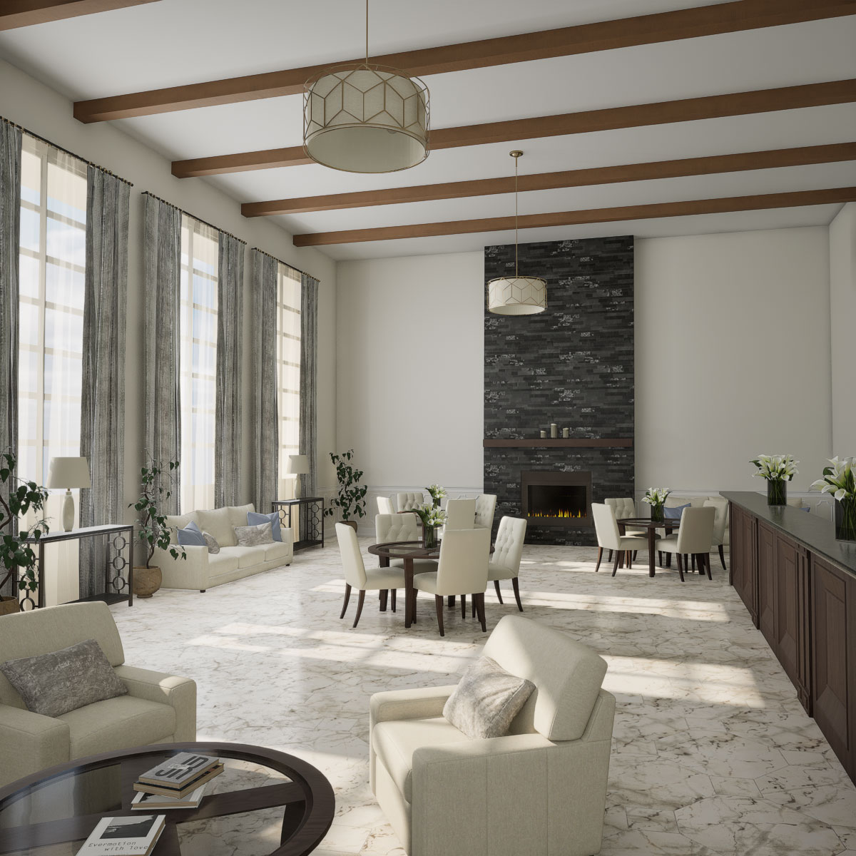 Ekena Millwork BMRC3C0040X060X096TF Faux-Beams - View #10
