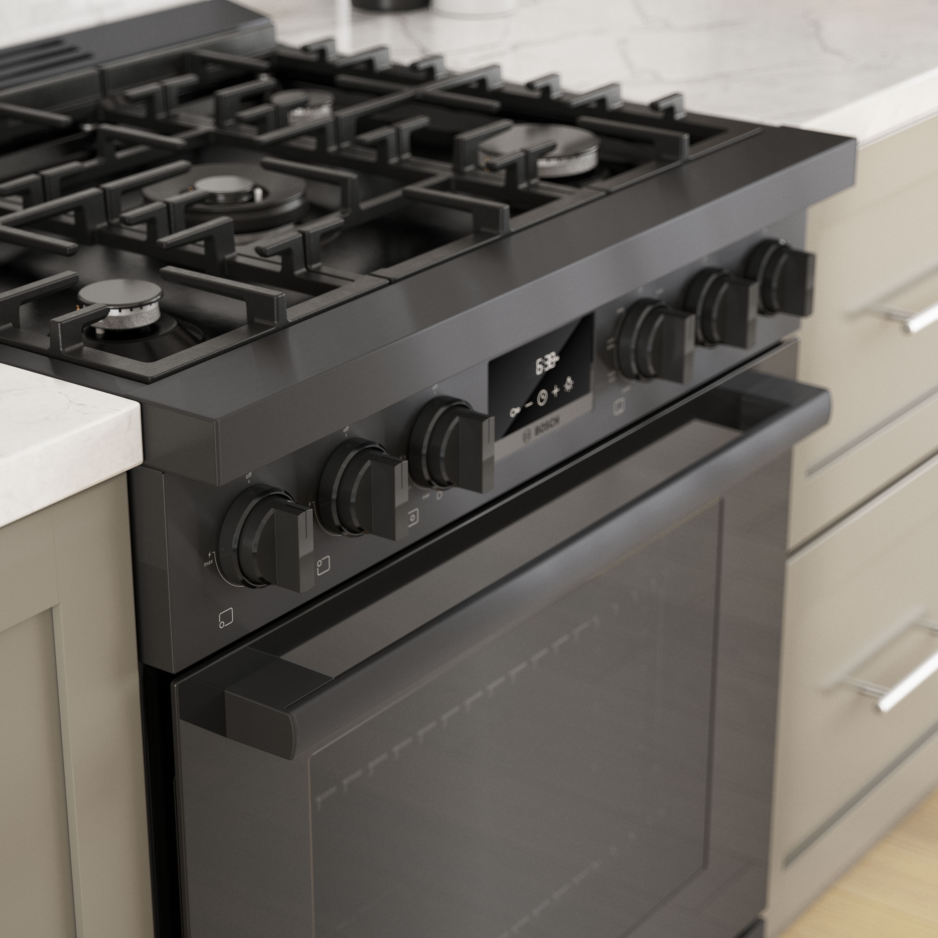 Bosch HDS8045U Dual-Fuel-Ranges - View #11