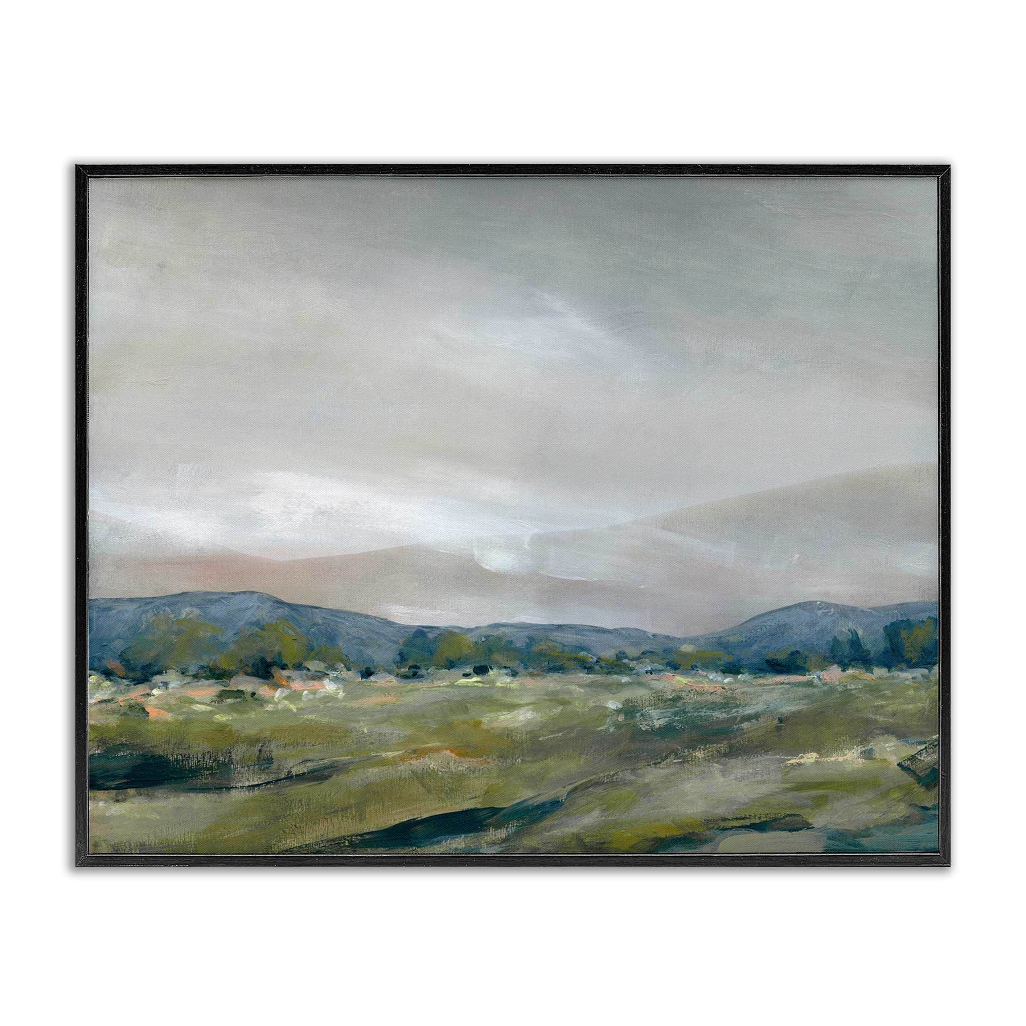 Stupell Industries BS-231-FR-16X20 Foggy Morning Mountains Black Framed Giclee Art By Carol Robinson 20 x 16