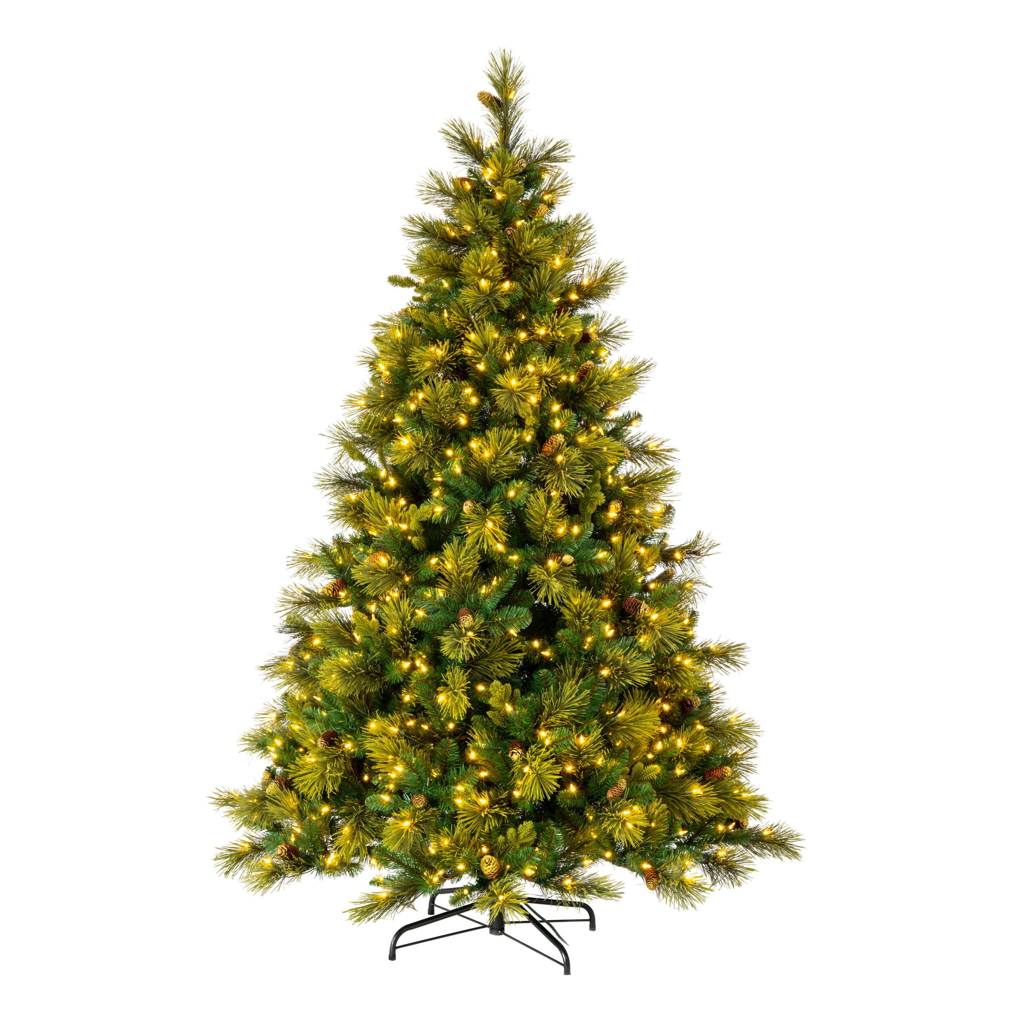 Vickerman DT210586LED 10-ft Fir Pre-lit Artificial Christmas Tree with White LED Lights