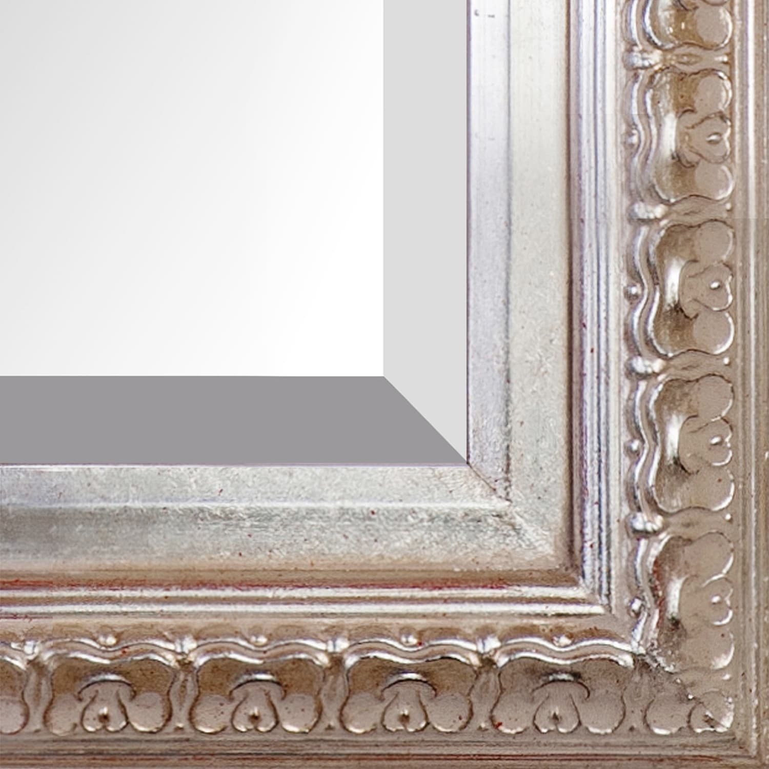 La Pastiche 16-in W x 14-in H Silver Beveled Wall Mirror in the Mirrors ...