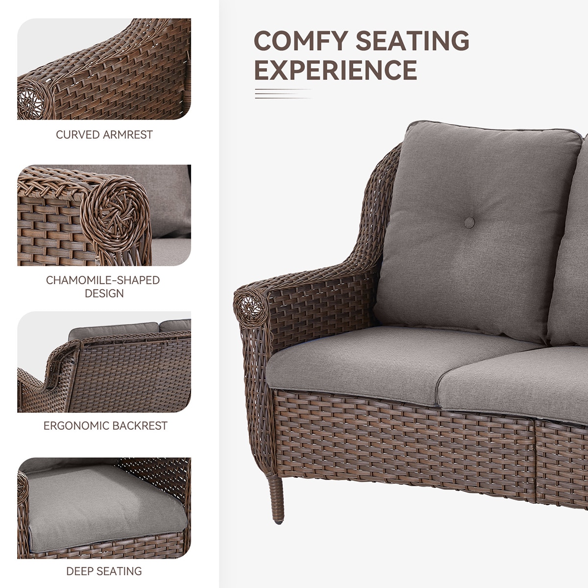 Rilyson FSPBR12-3 Patio-Sofas-Daybeds - View #8