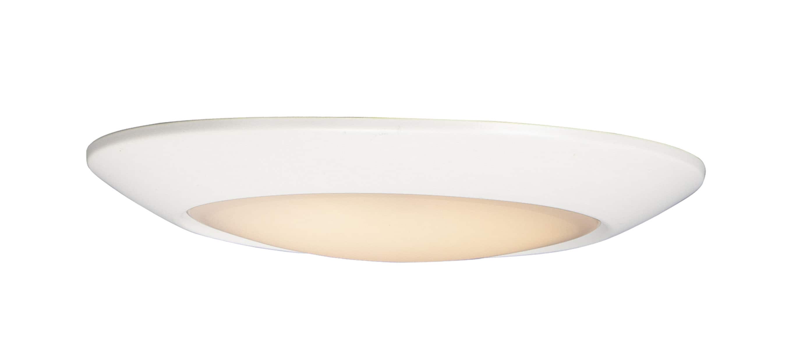 Maxim Lighting 57851WTWT Diverse LED 1 -Light 9.25-in Matte White Integrated LED Flush Mount Light ENERGY STAR Certified