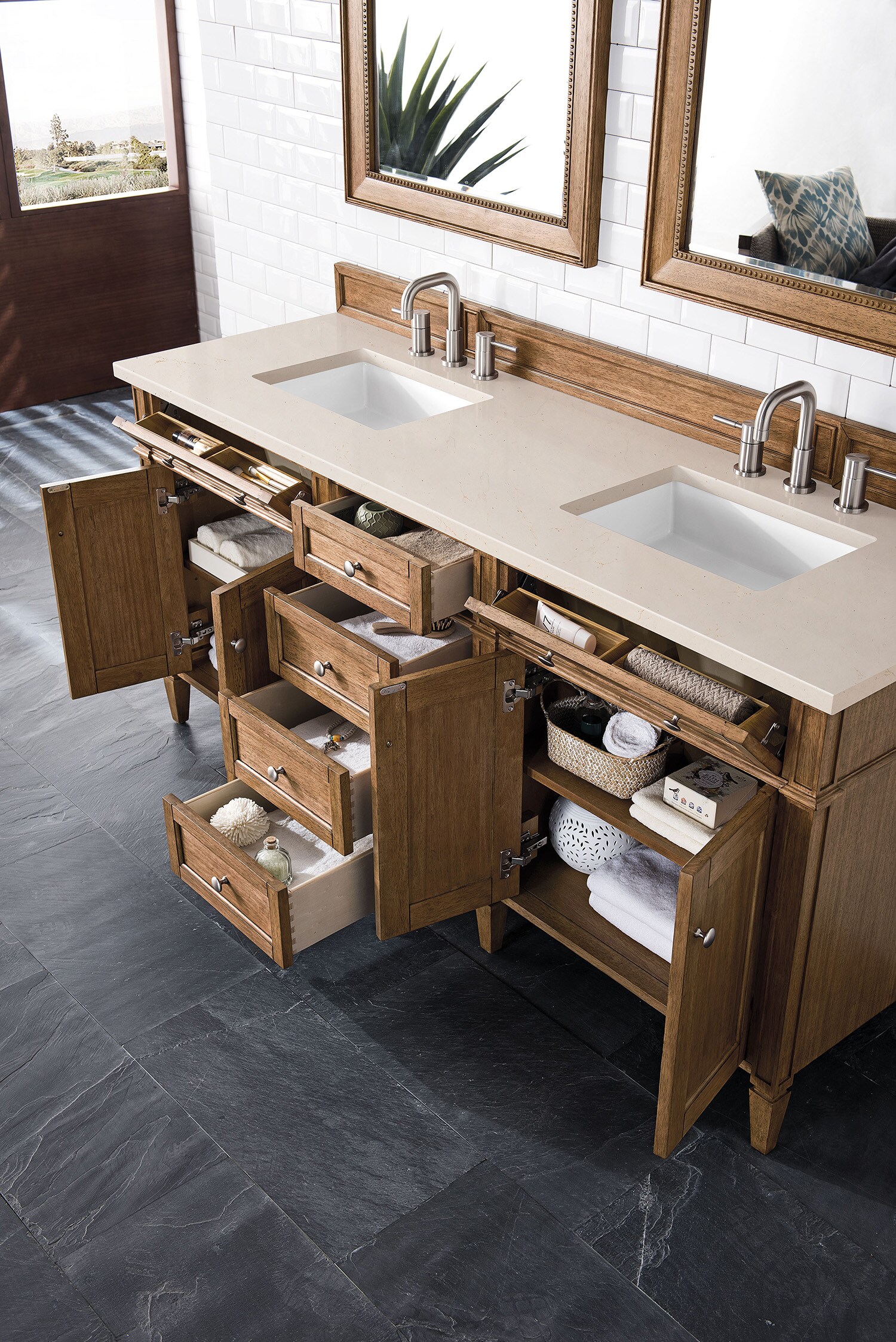 James Martin Vanities 650-V72-SBR-3EMR Bath-Vanity-Combo - View #4