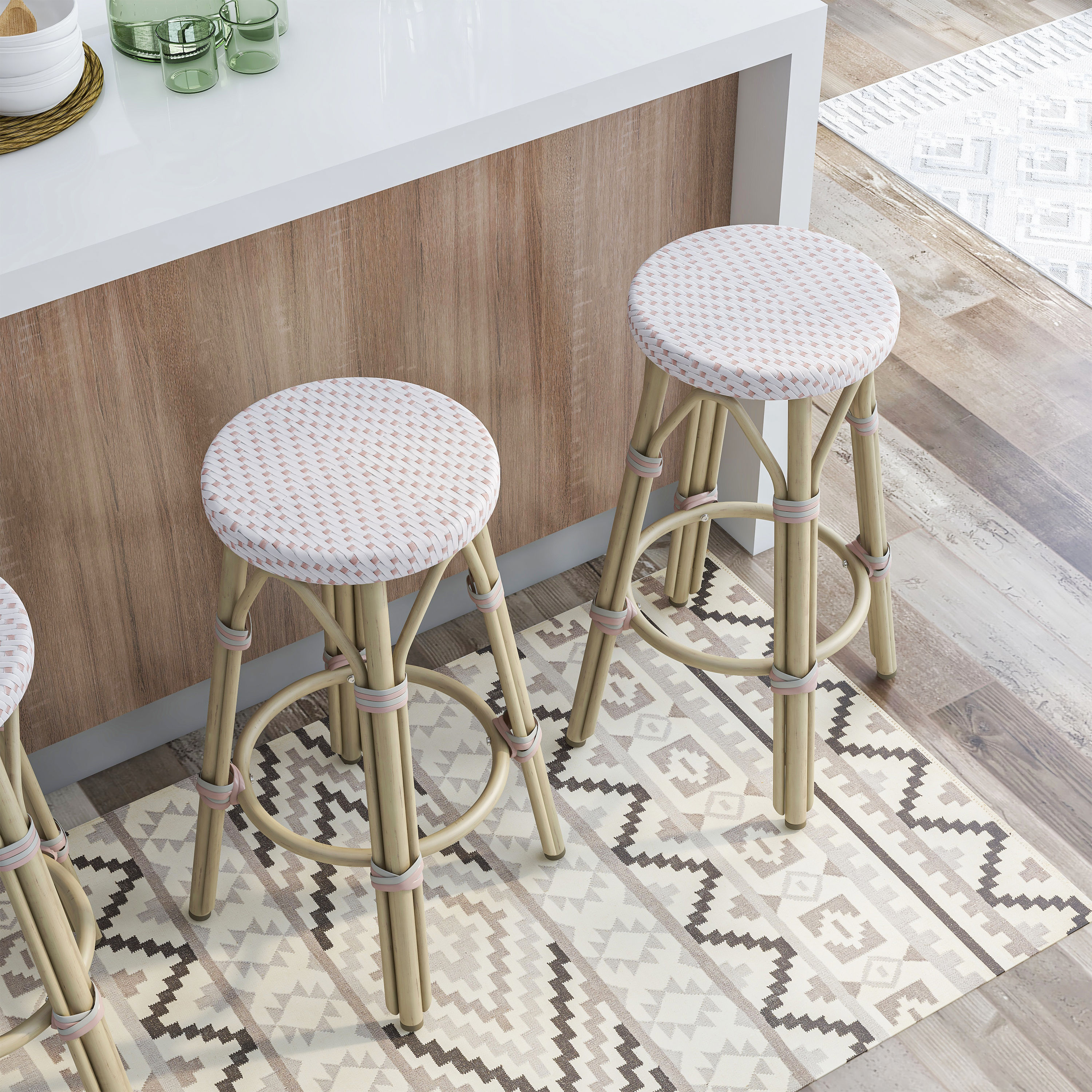 Furniture of America IDF-OC1858WH-26 Patio-Chairs - View #2