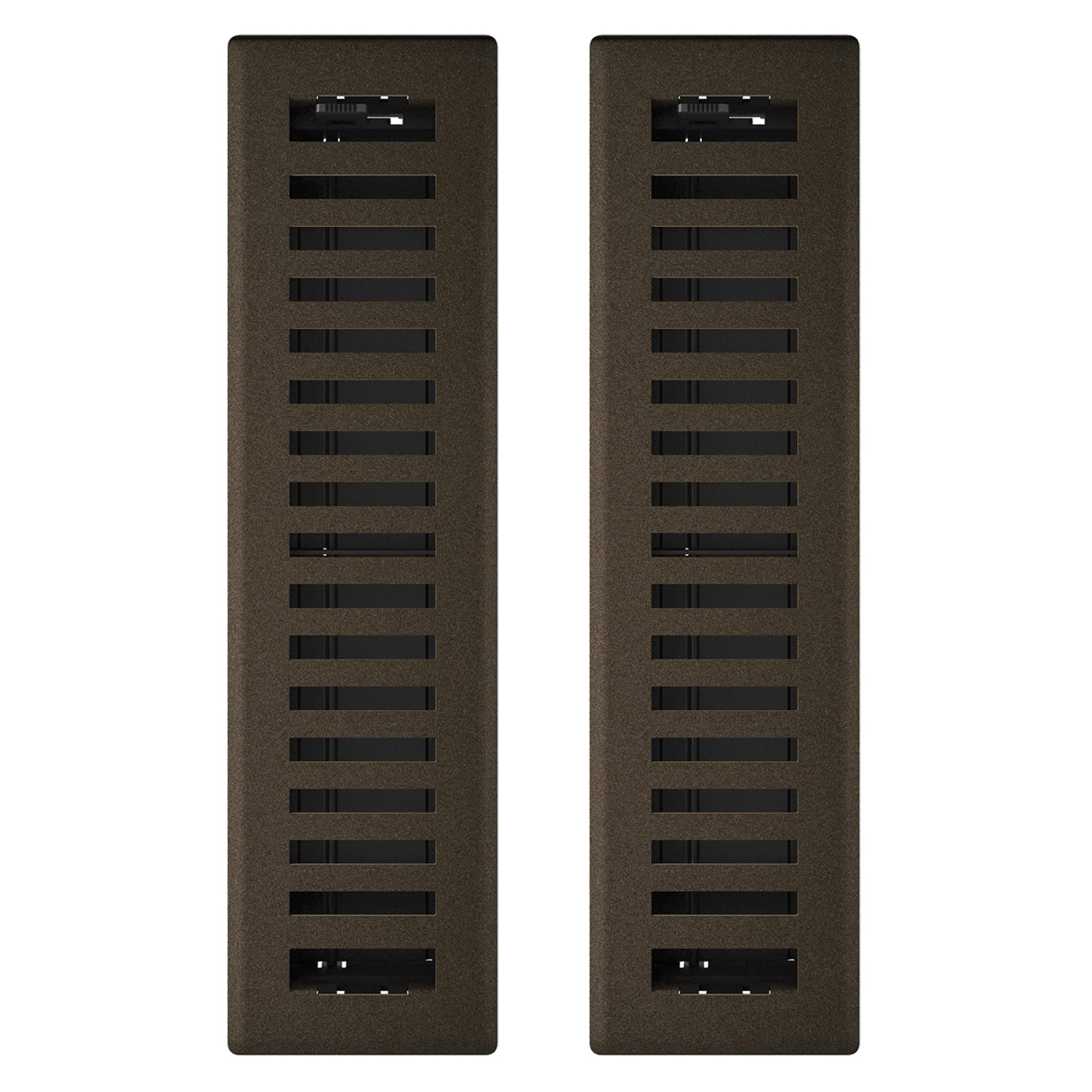 Imperial  RG3432 2.25 x 12-Inch Montezuma Decorative Floor Register 2-Pack Bronze Age
