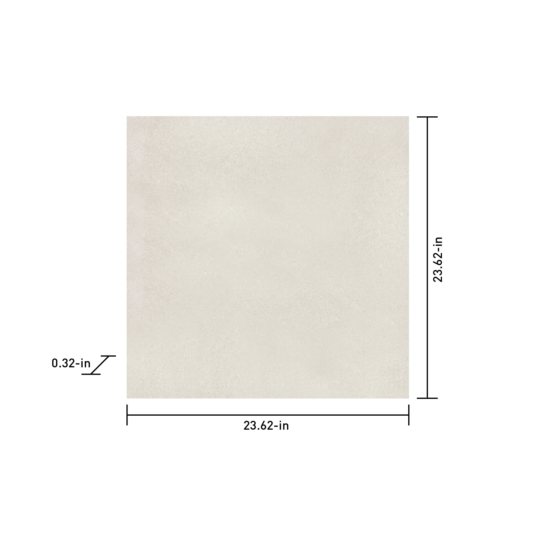 Satori Salera Ivory 24-in x 24-in Polished Porcelain Floor and Wall ...