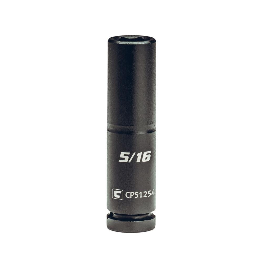 Capri Tools CP51254 Standard (SAE) 1/4-in Drive 5/16-in 6-Point Impact Socket
