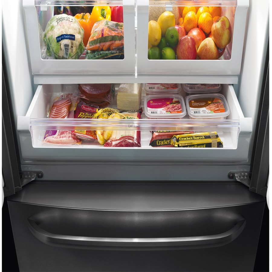 Frigidaire 27.19-cu ft French Door Refrigerator with Ice Maker, Water ...