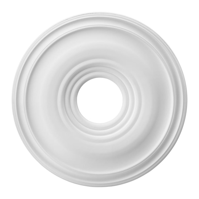 Livex Lighting Basic ceiling medallion 16-in W x 16-in L White Metal Ceiling  Medallion in the Ceiling Medallions department at Lowes.com