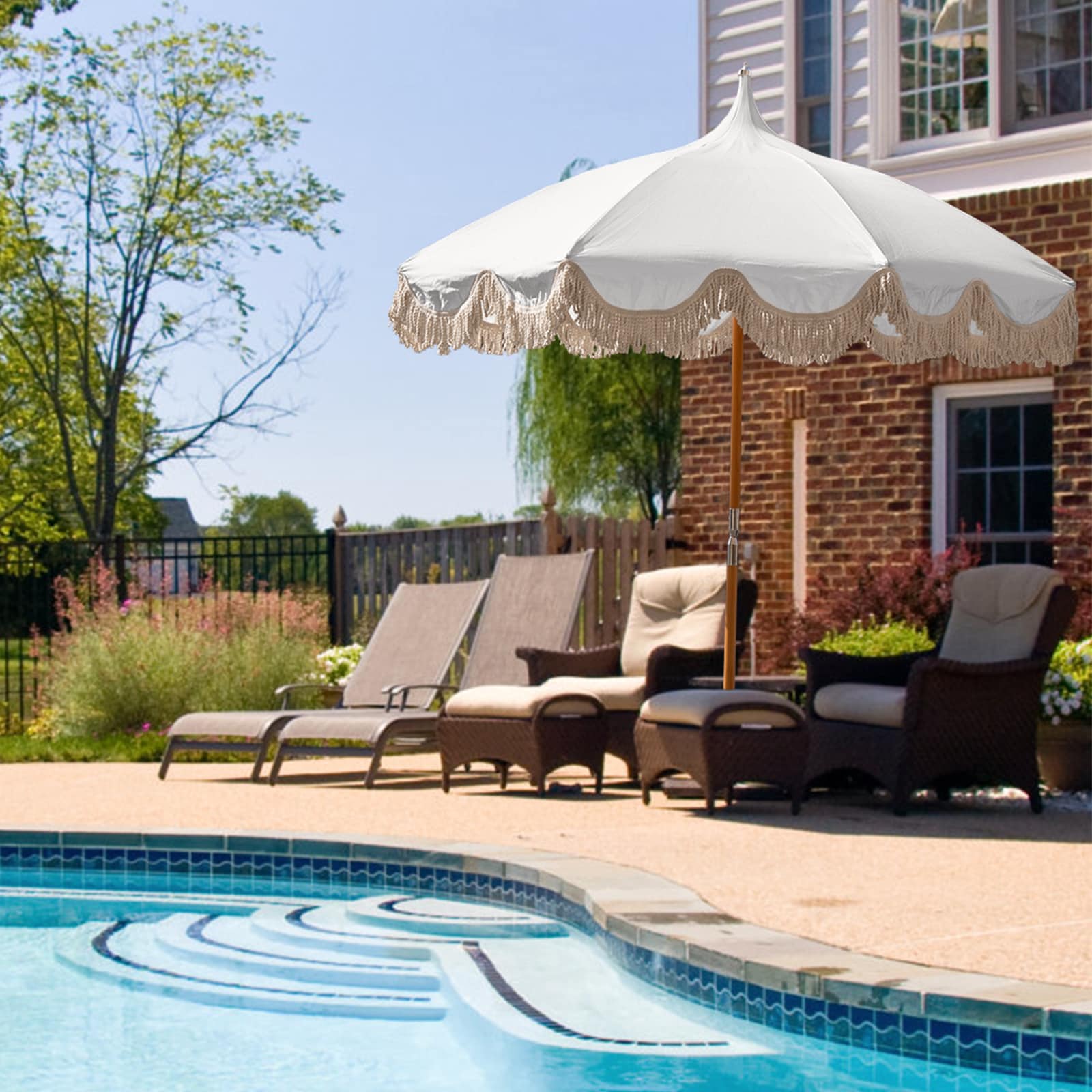 GARSING 6.5FT-PAGODA-WHITE Umbrellas-2 - View #4