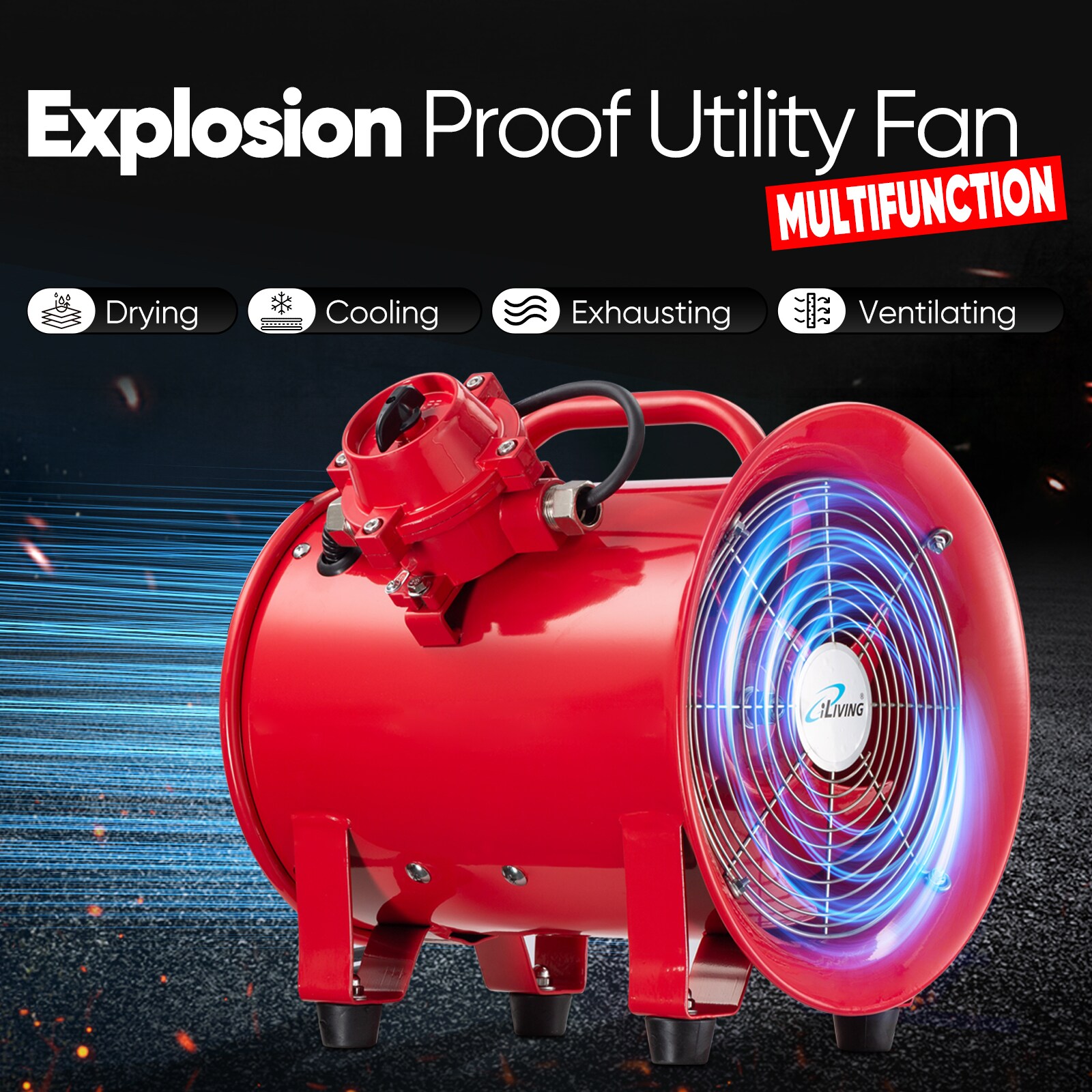 iLIVING ILG8EF10EX Blower-Fans - View #2