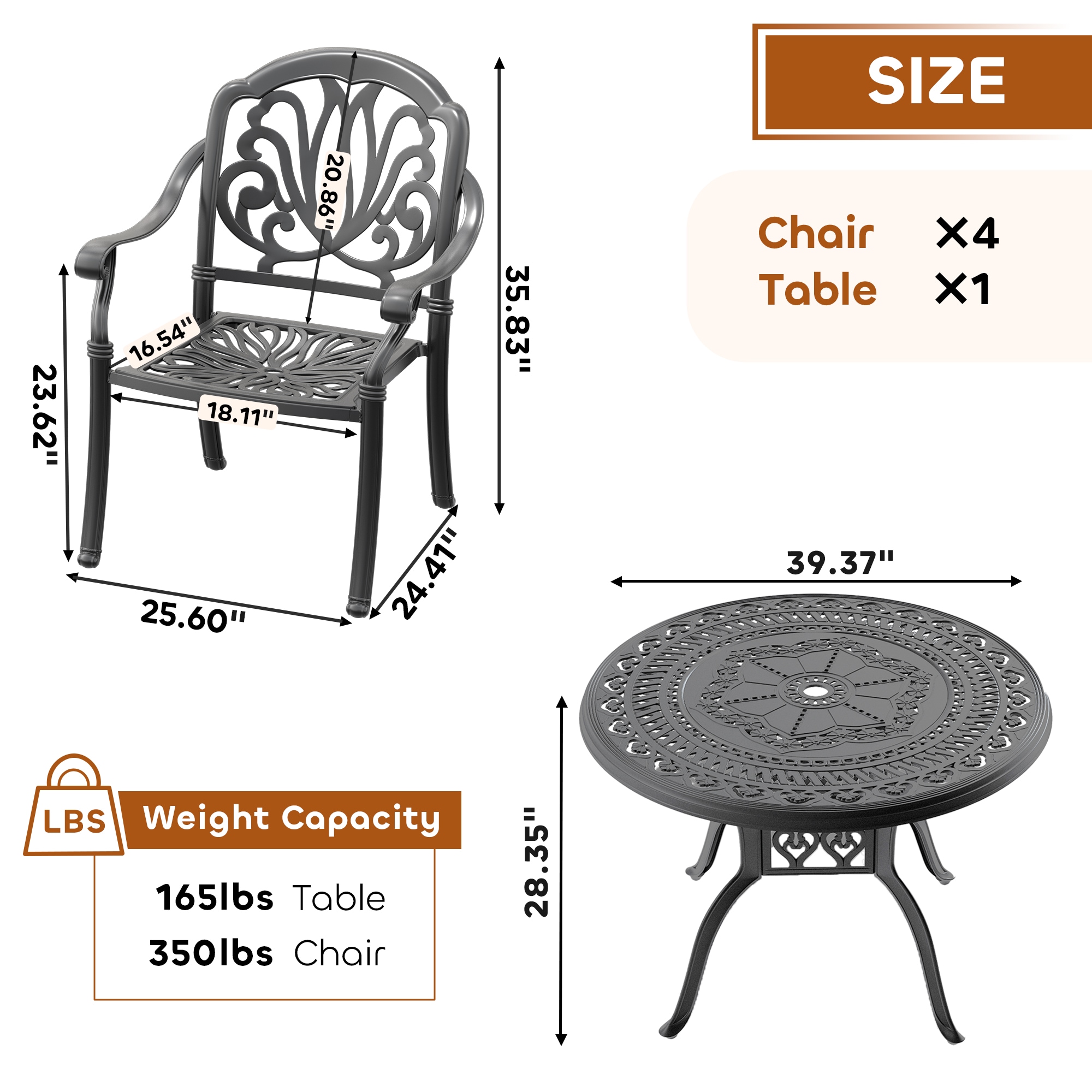 nicesure SLBK6002CZ4A1110RC Patio-Dining-Sets - View #9