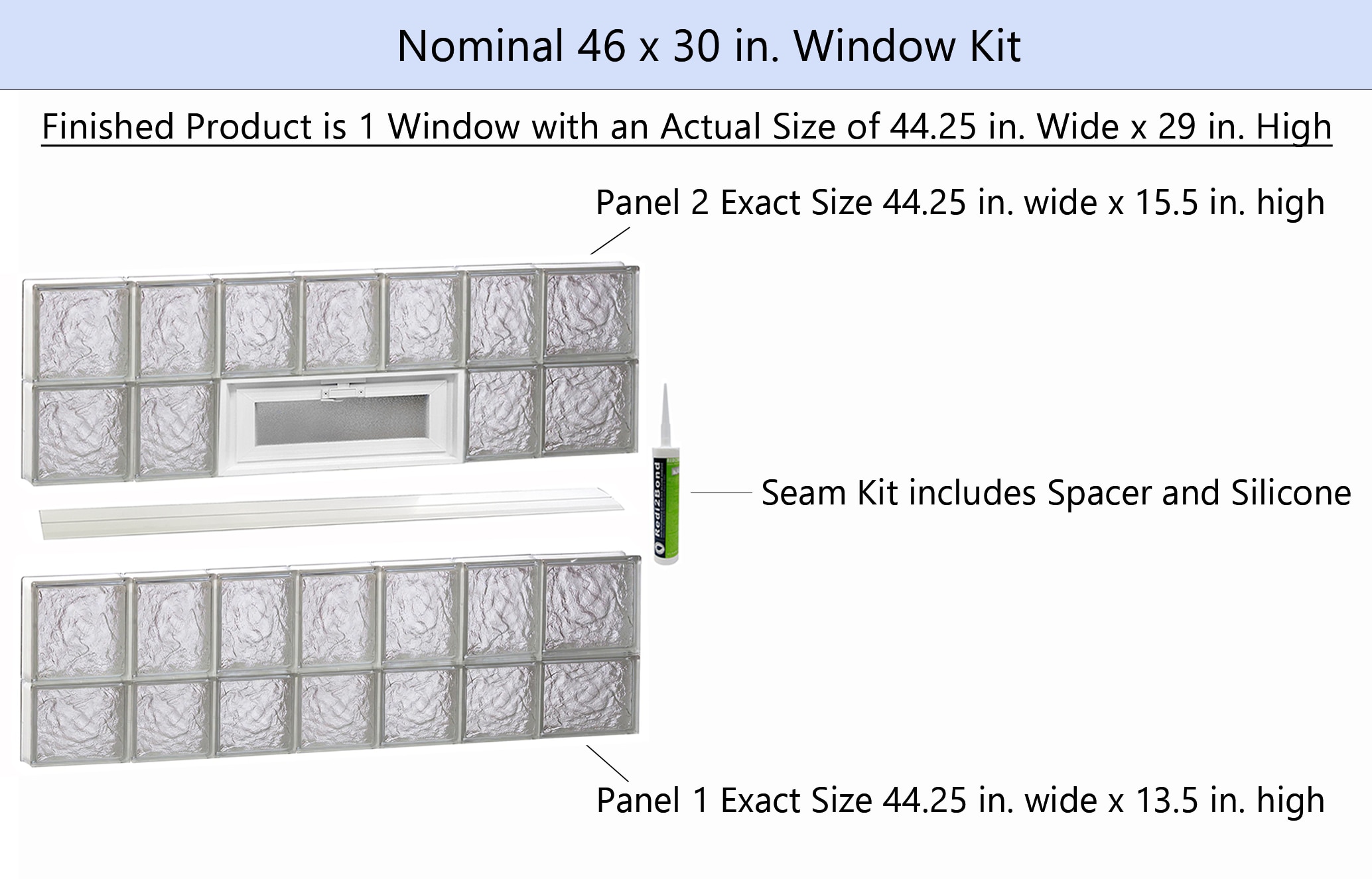 REDI2SET V4630IS Glass-Block-Windows - View #2