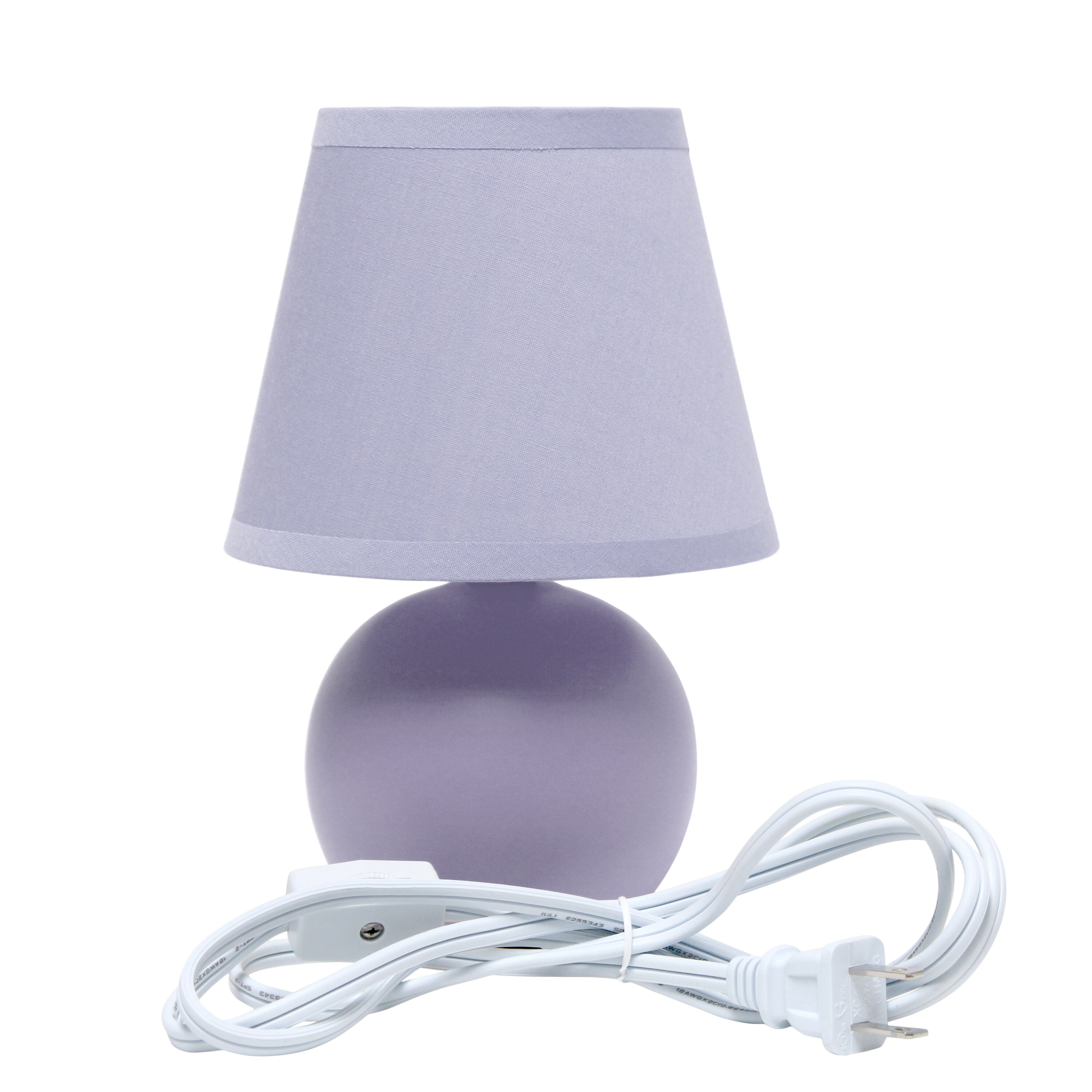 Simple Designs LT2008-PRP-LB Table-Lamps - View #9