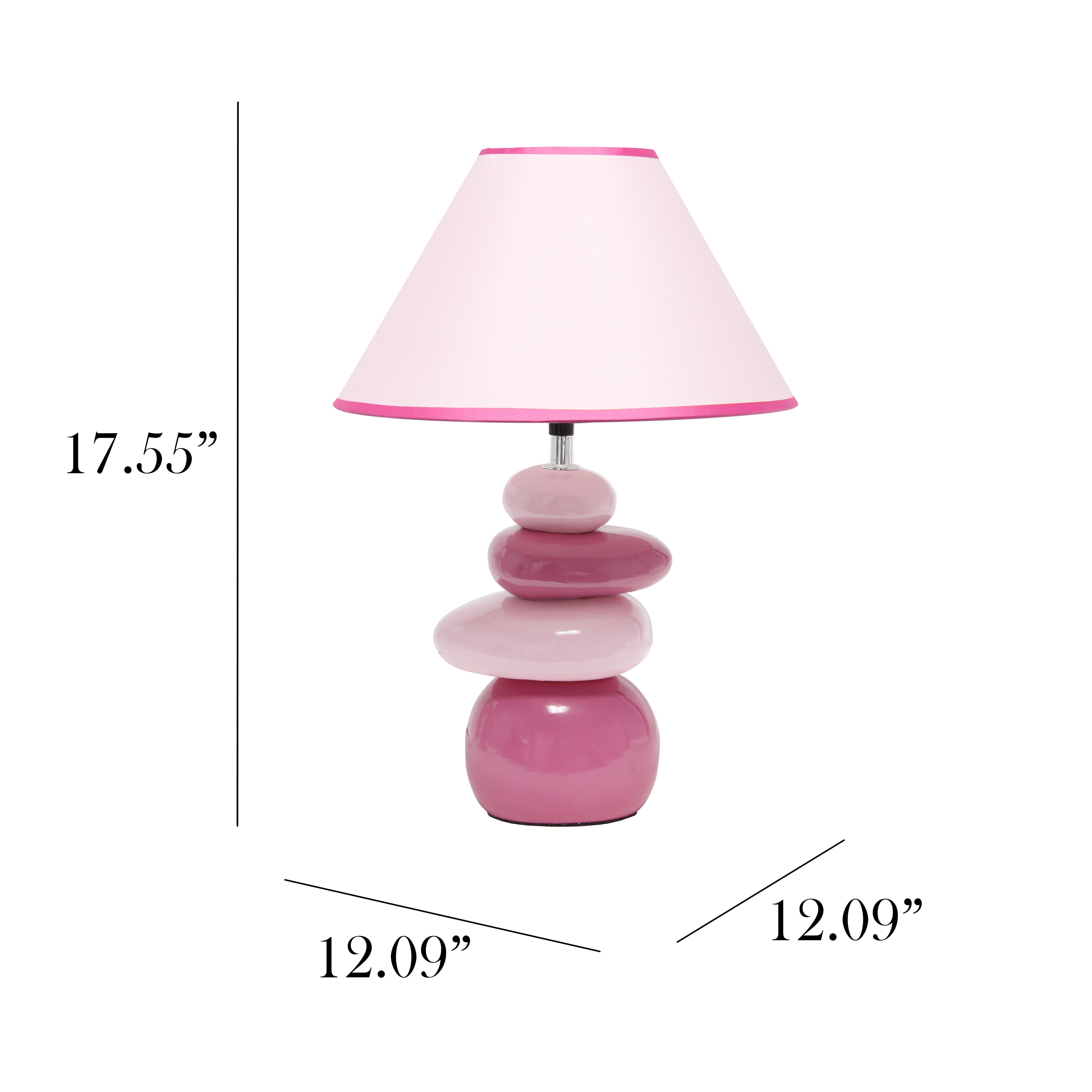 Simple Designs LT3051-PNK Table-Lamps - View #2