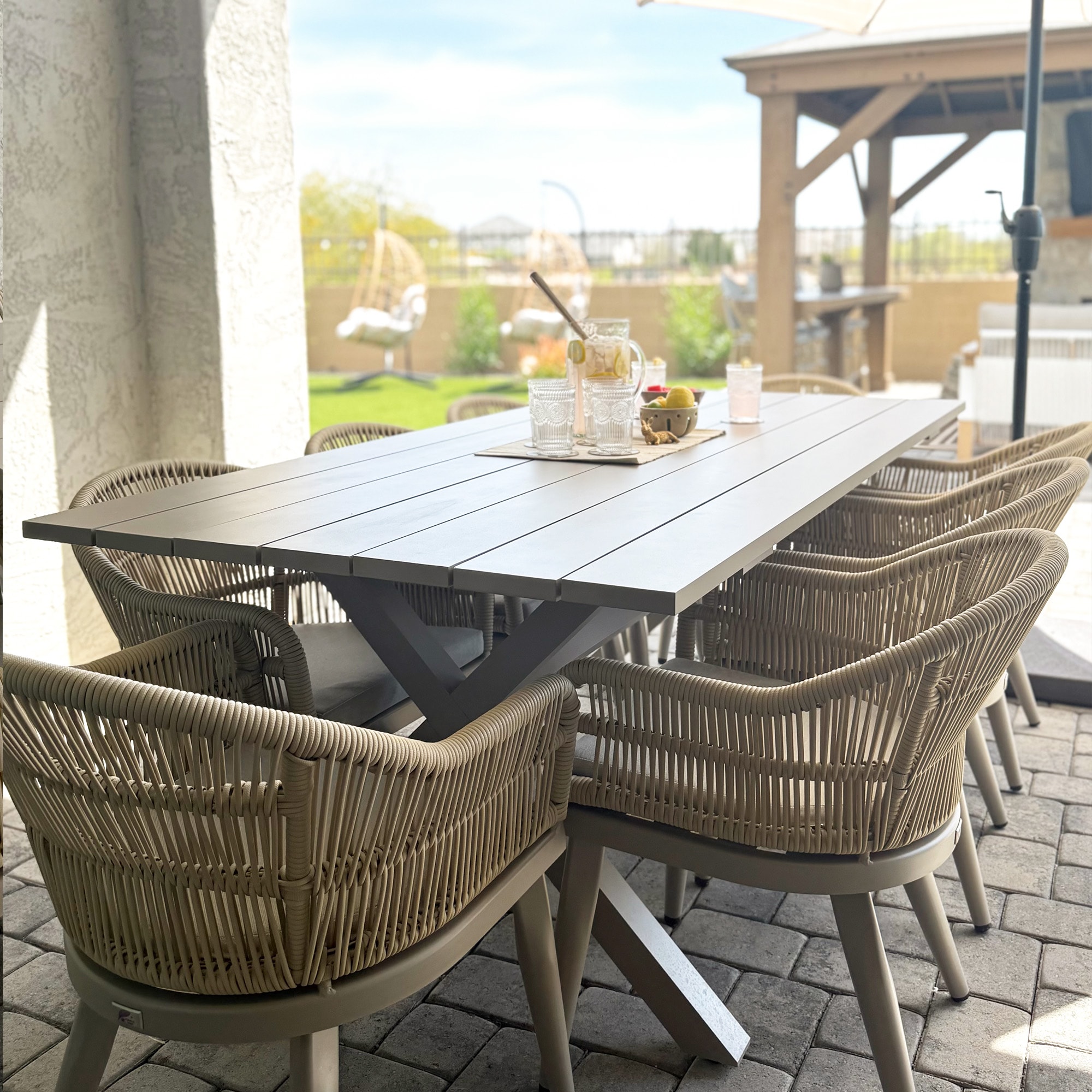 PURPLE LEAF LS03-VT09-205-CP Patio-Dining-Sets - View #3