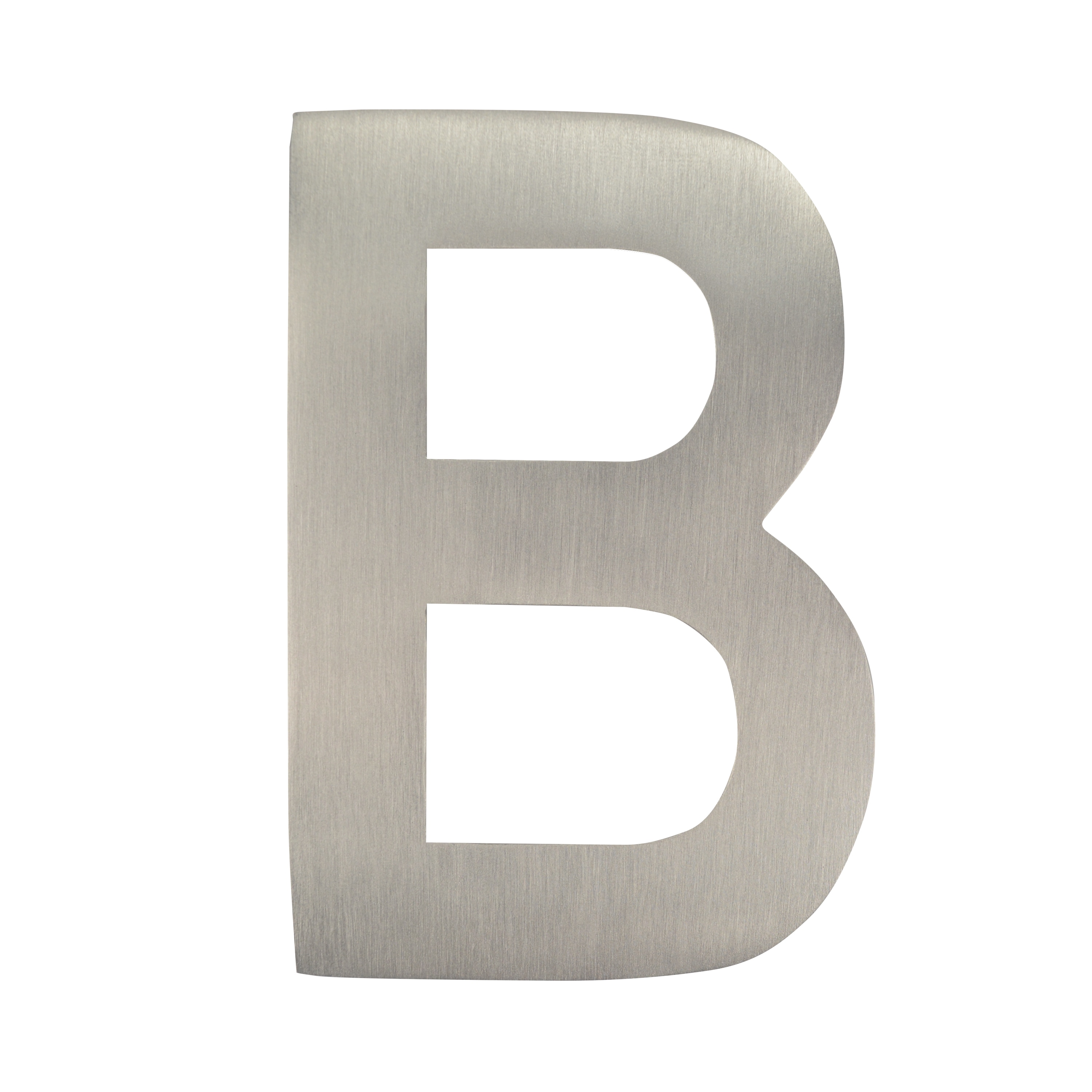 Architectural Mailboxes 4-in Satin Nickle Letter B