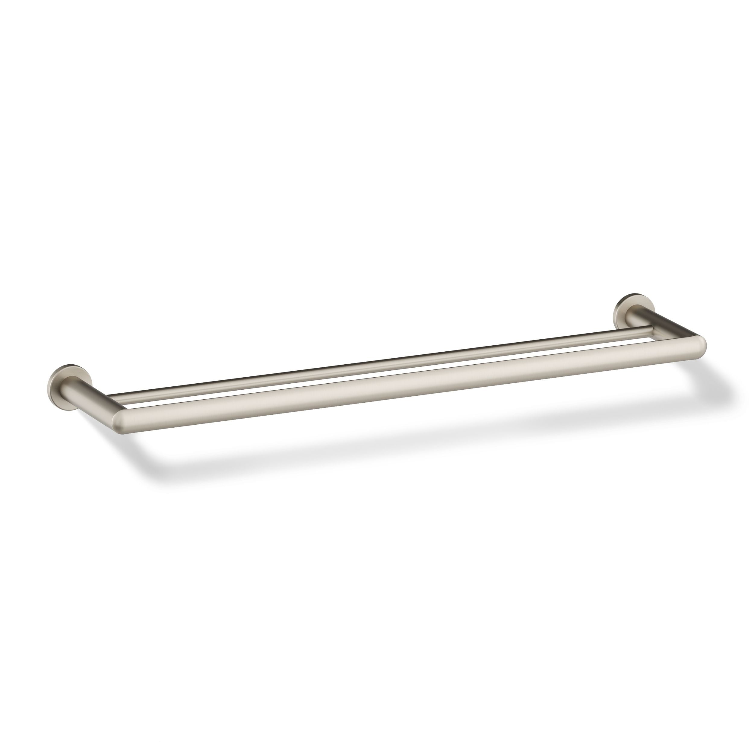 KOHLER Kumin 24-in Vibrant Brushed Nickel Wall-mount Double Towel Bar