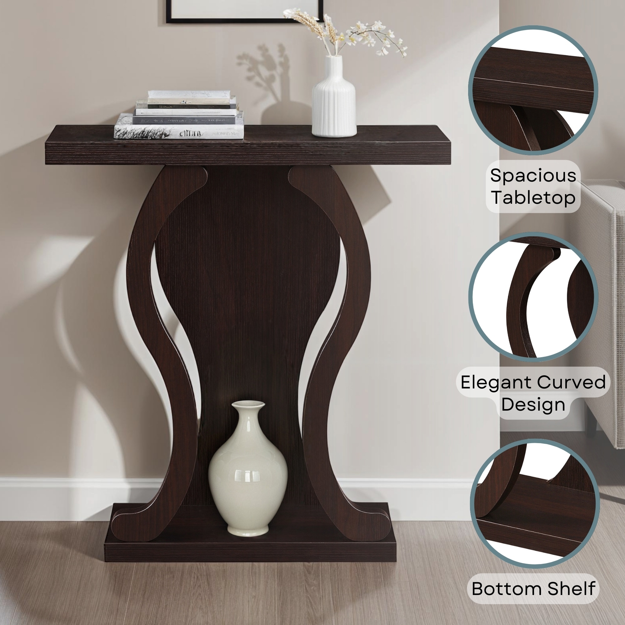 Convenience Concepts U14-163 Console-Sofa-Tables - View #3