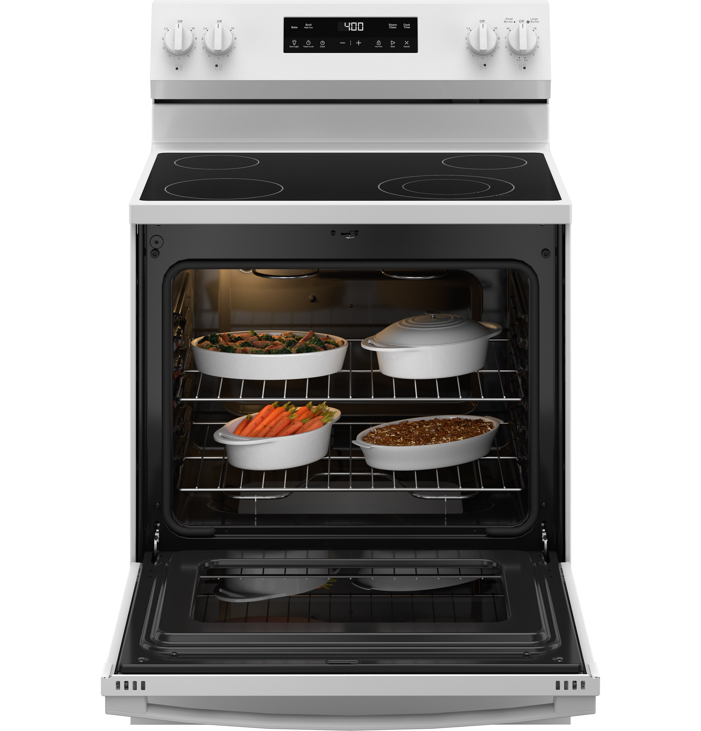 GE GRF400SVWW Freestanding-Electric-Ranges - View #2