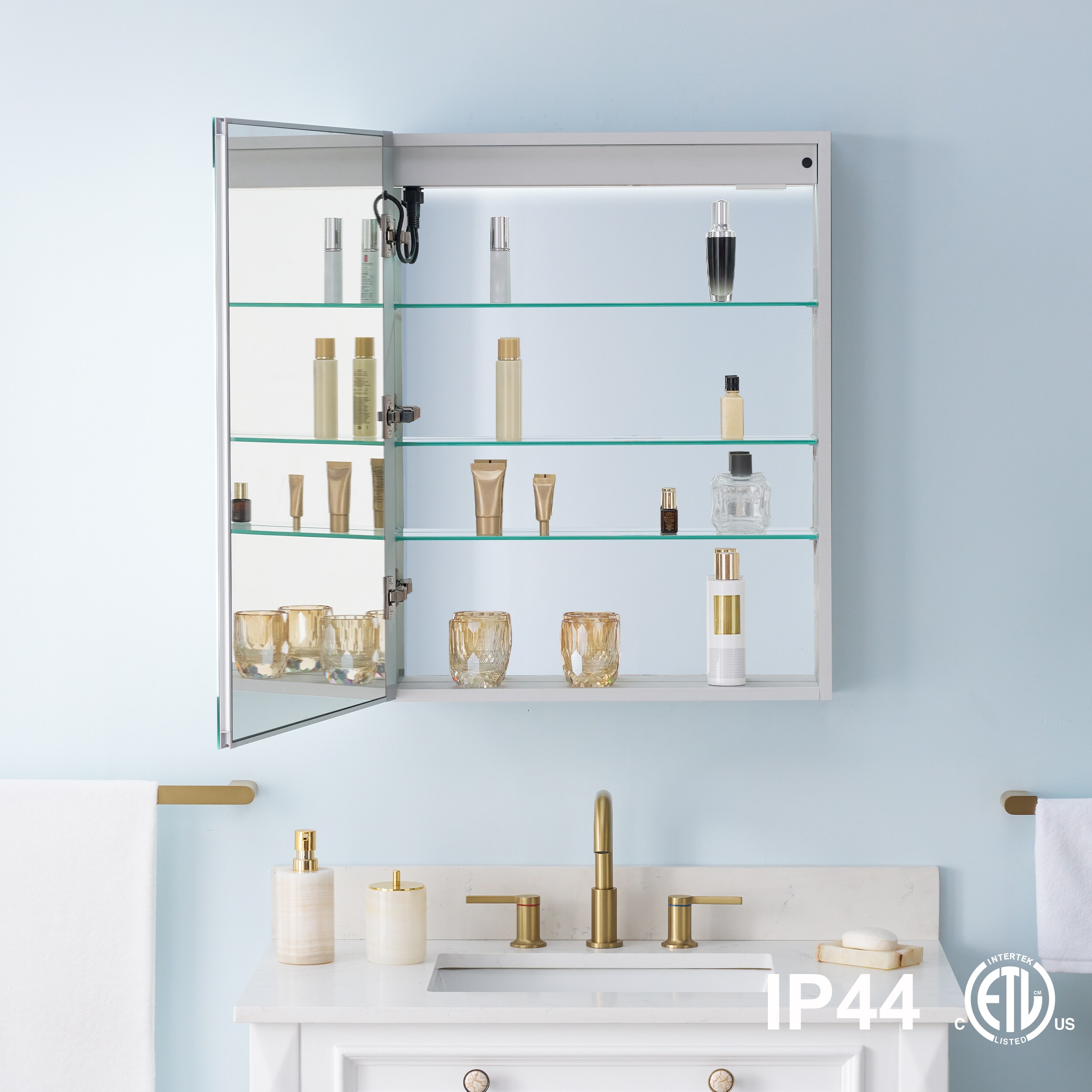 WELLFOR W3MCL2430L Bathroom-Medicine-Cabinets - View #5