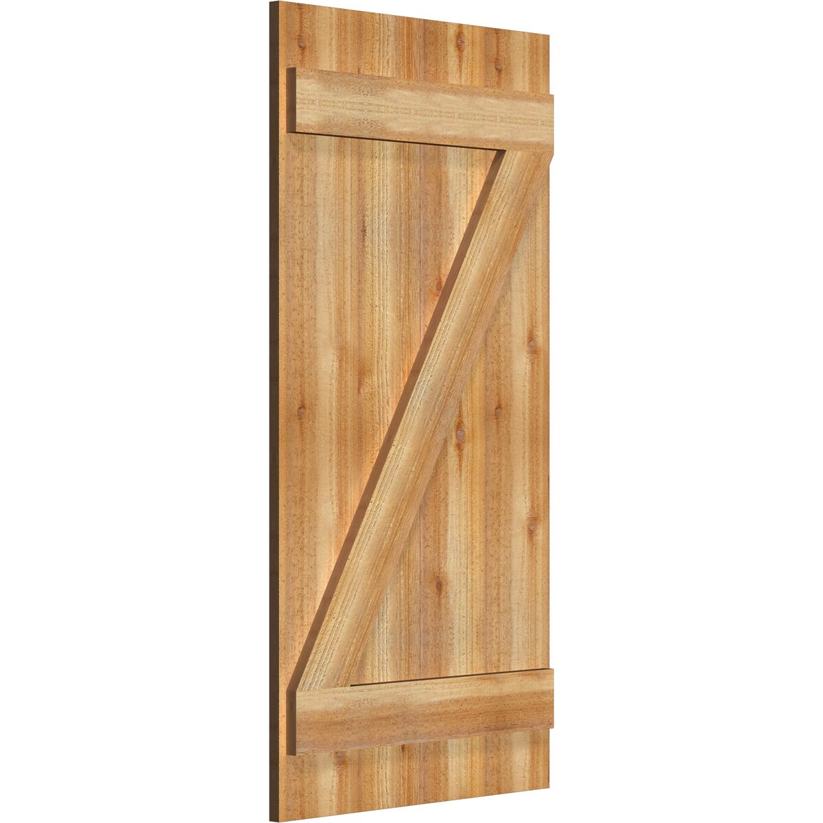 Ekena Millwork RBJ06Z21X043RWR Exterior-Shutters - View #2