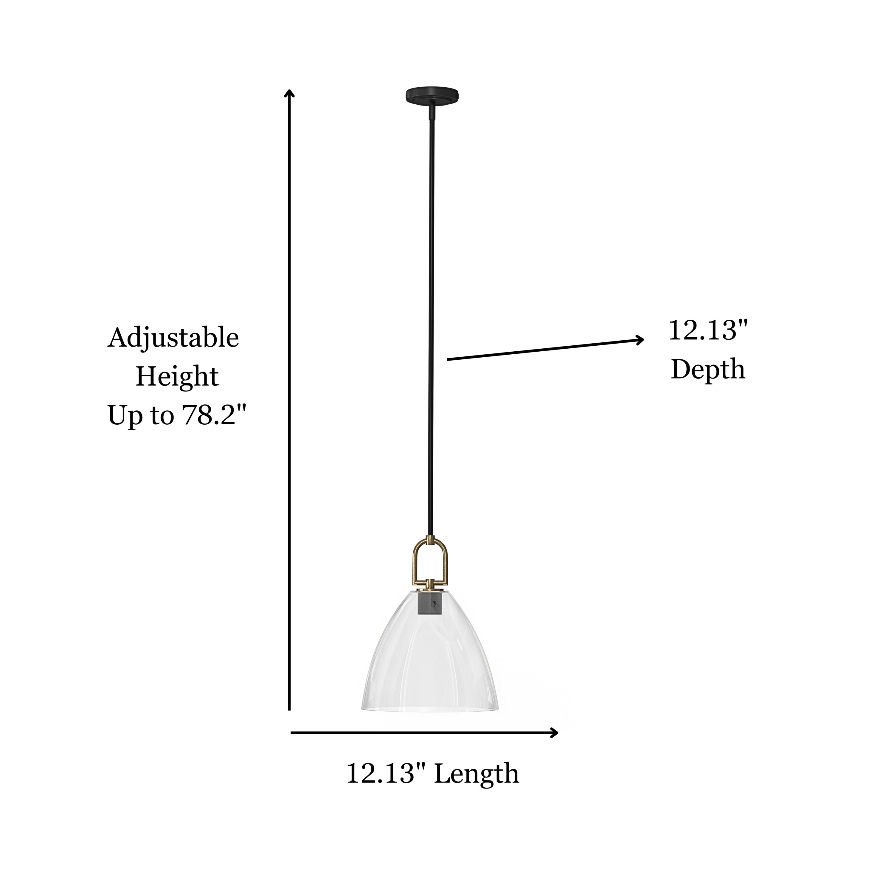 allen + roth PL32-1MBKG Pendant-Lights - View #9