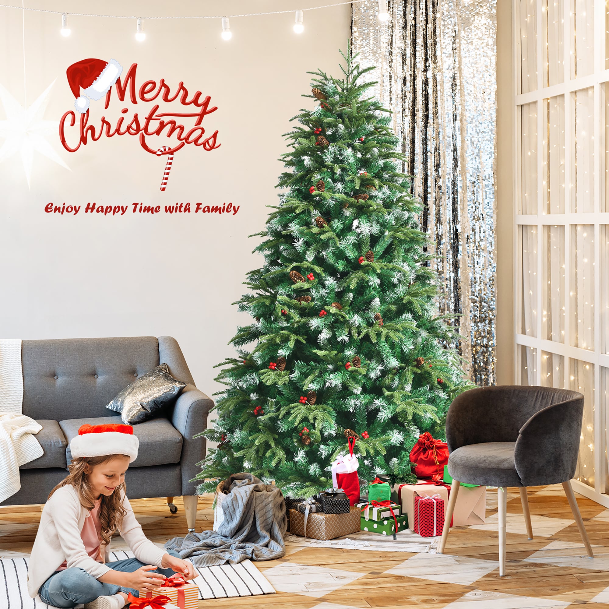 Costway CM23602US Artificial-Christmas-Trees - View #7