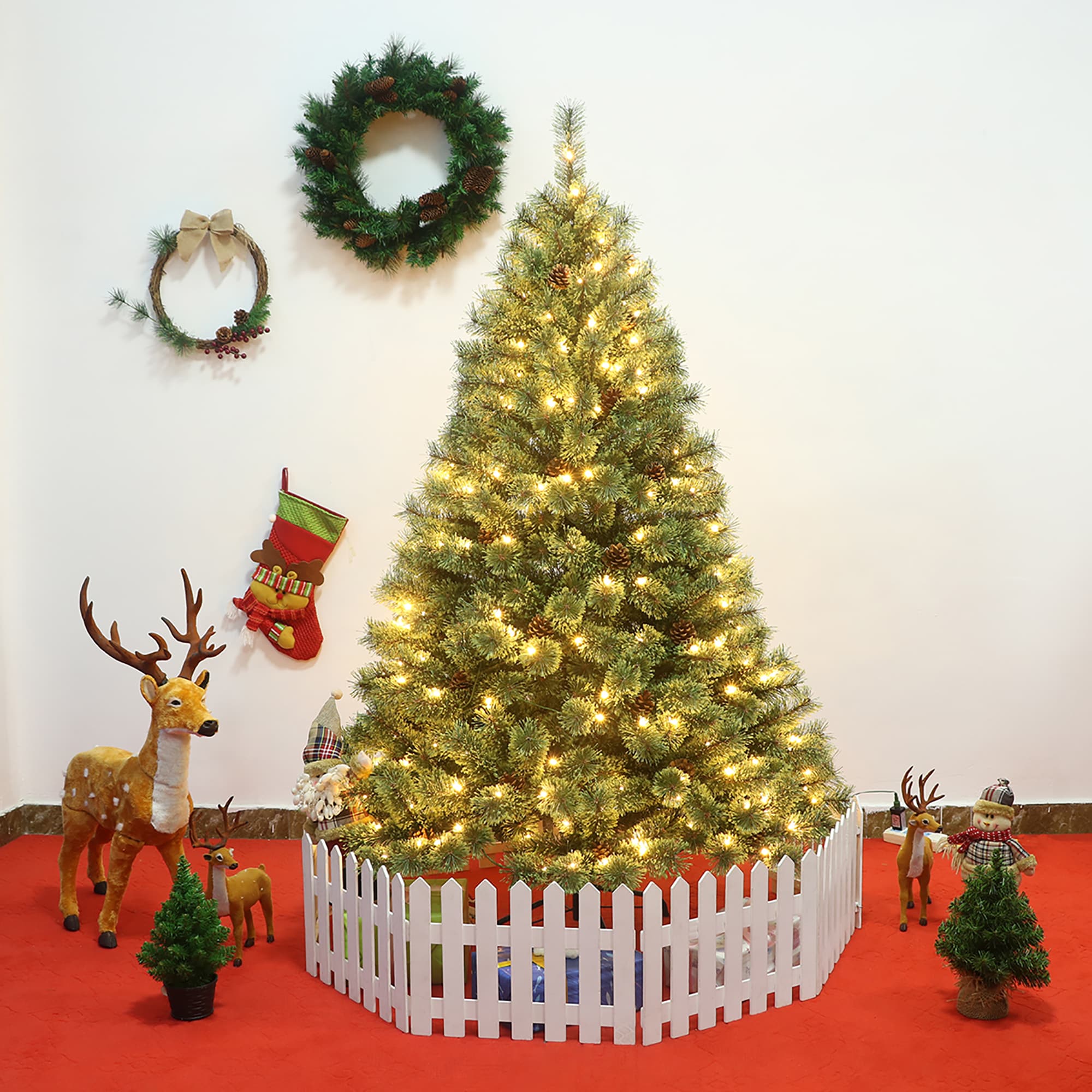 Costway CM22350 Artificial-Christmas-Trees - View #7