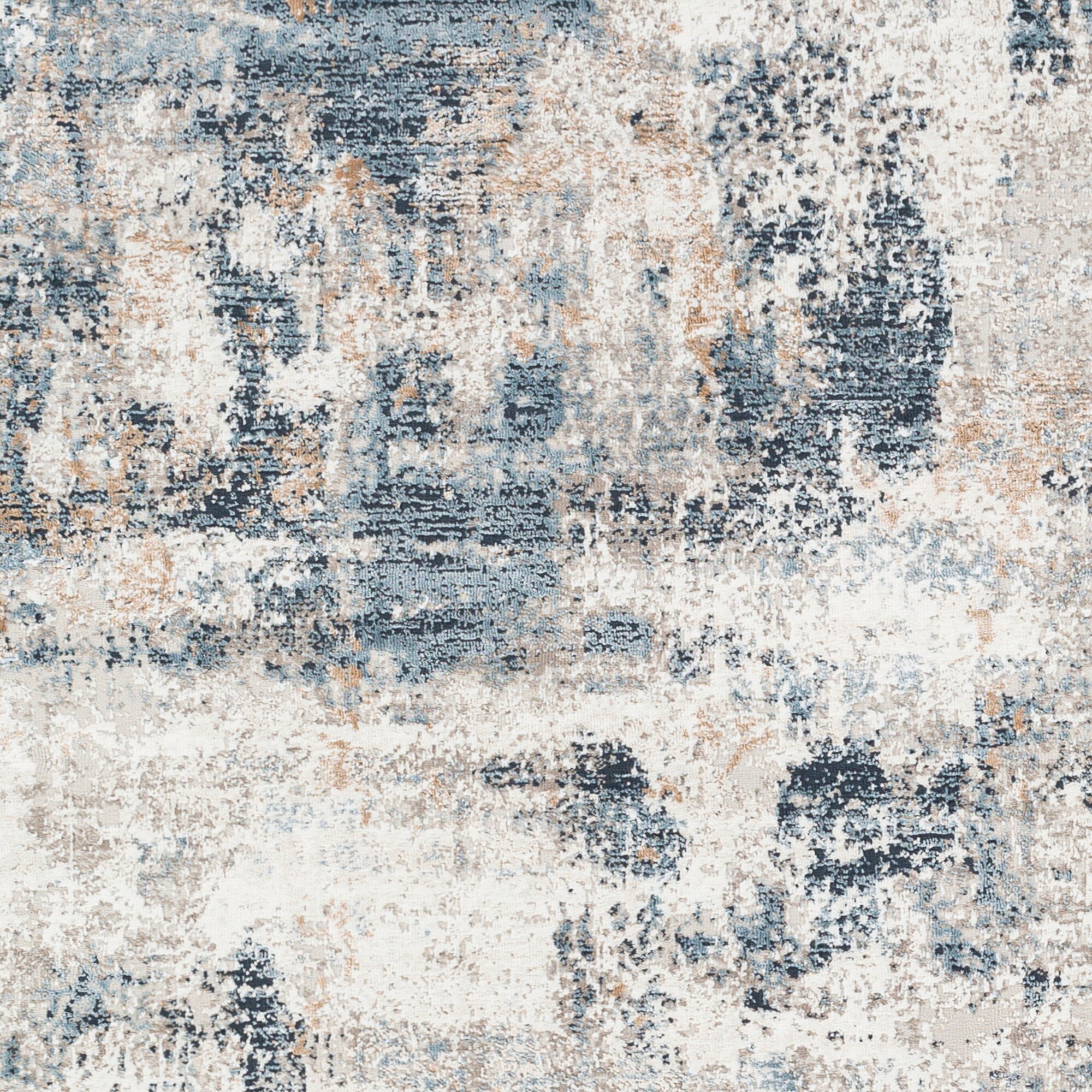 Easy-Care Reversible Gray Synthetic 7'10" x 10' Rug
