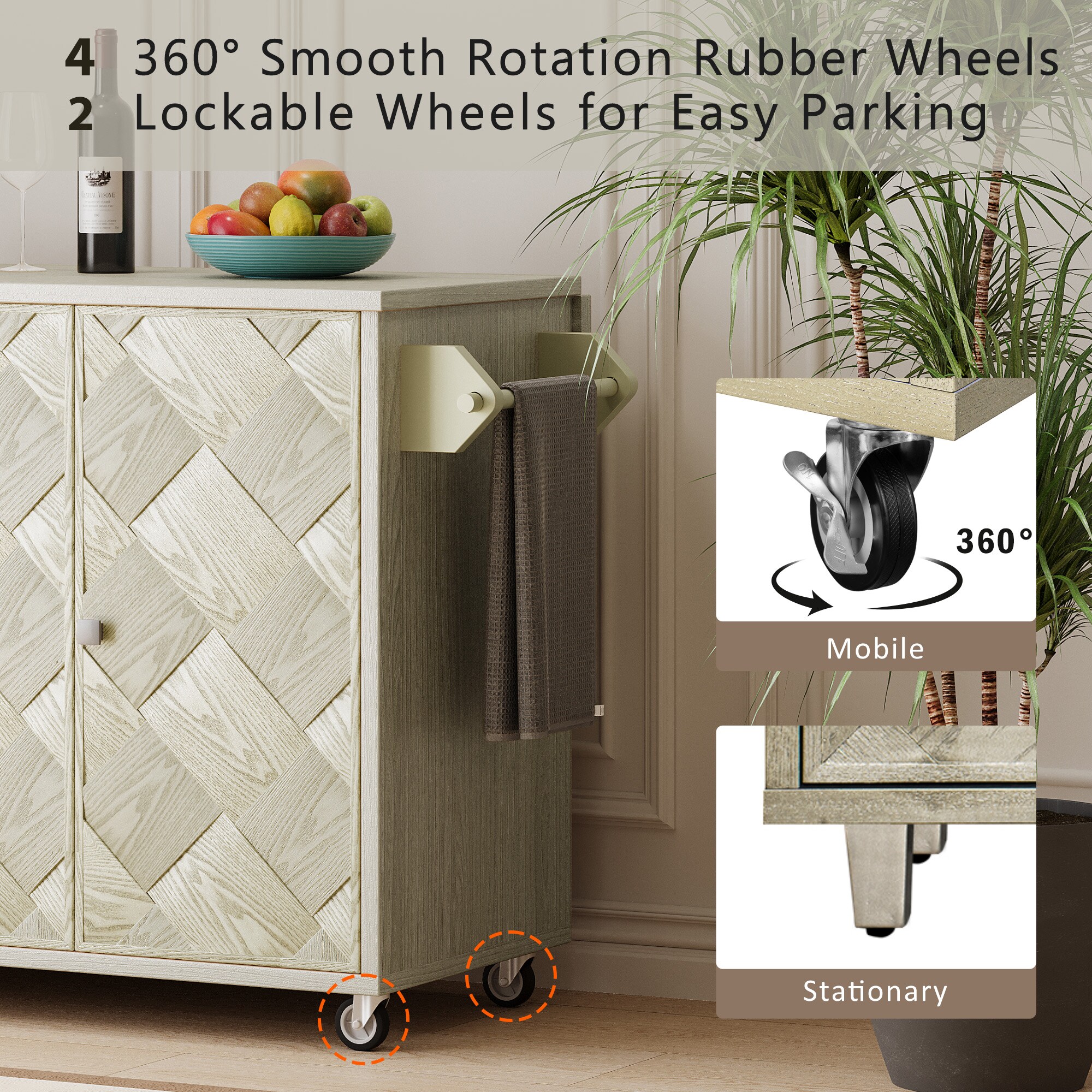 Homy Casa YG207916X Kitchen-Furniture - View #7