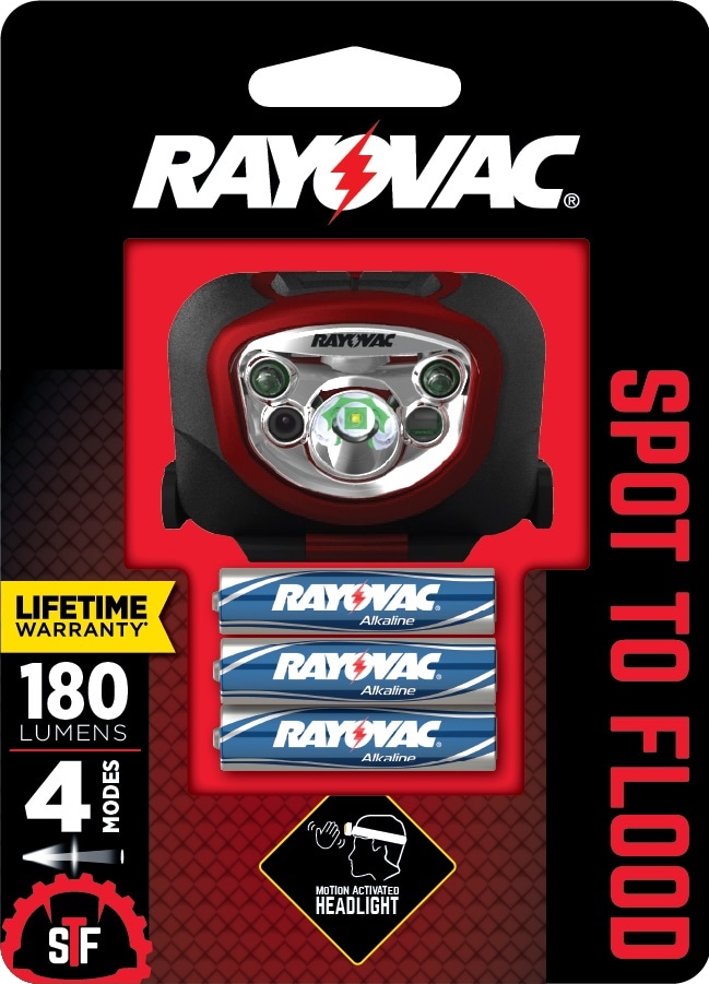Christchurch klippe segment Rayovac 180-Lumen LED Headlamp (Battery Included) in the Headlamps  department at Lowes.com