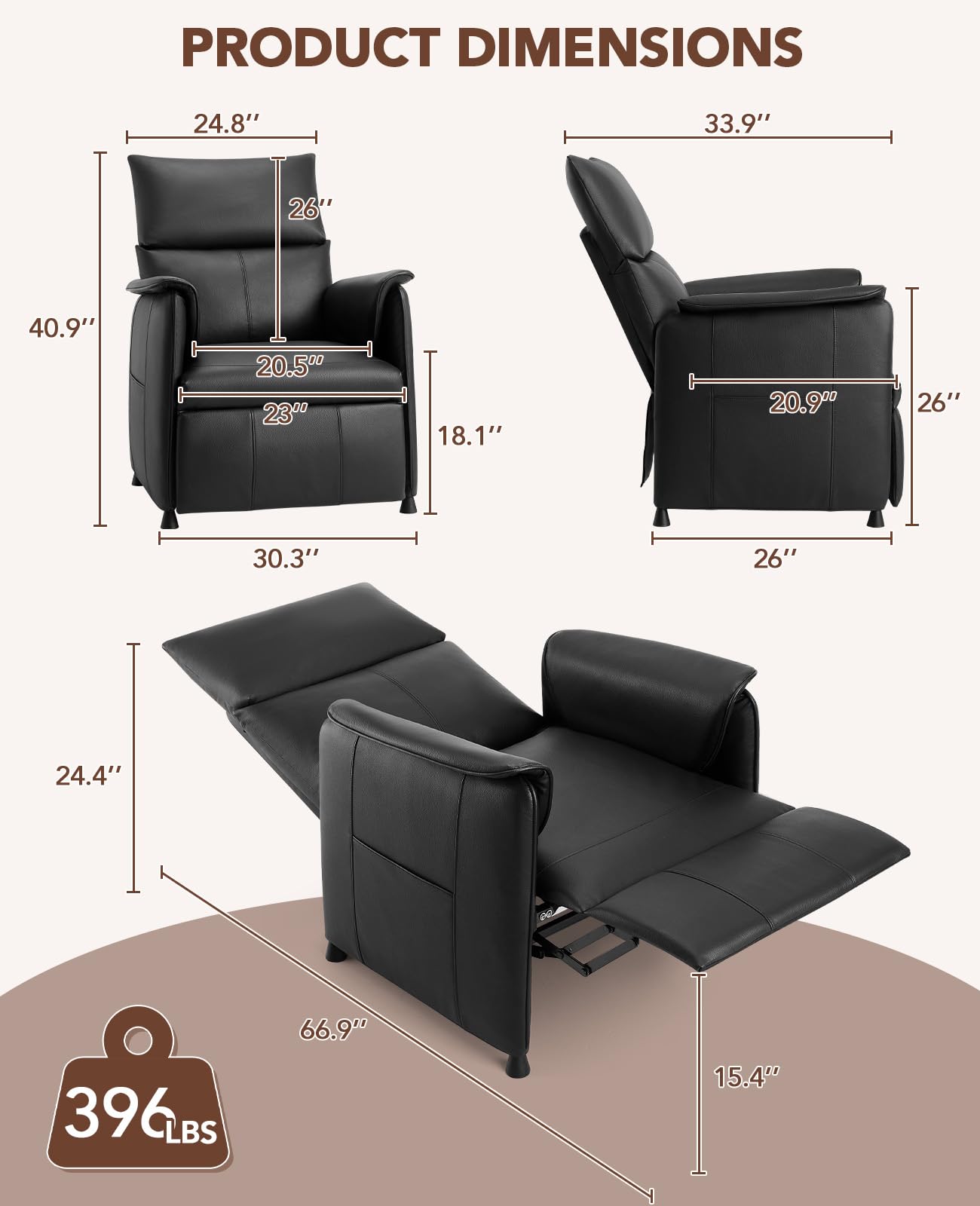 GarveeLife 4E2-TY0505093 recliners - View #3