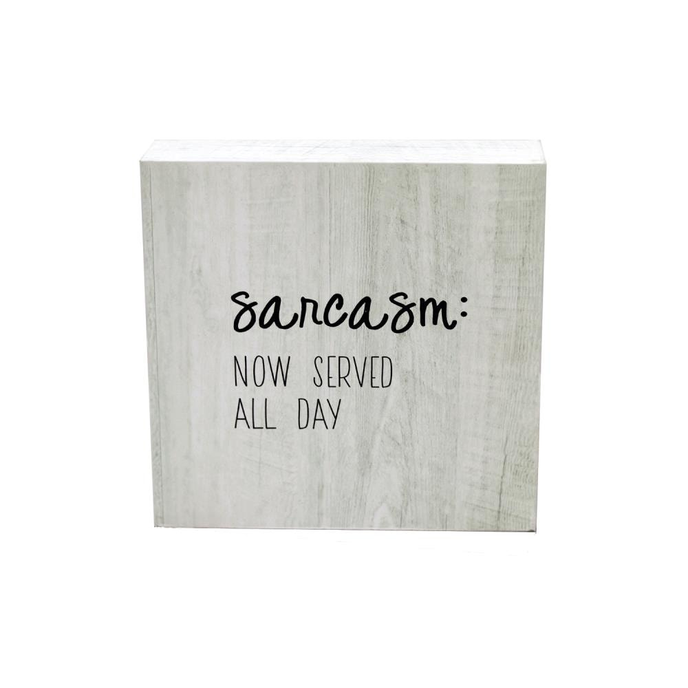 Parisloft UH206 White Wood Framed 5.9-Inches H x 5.9-Inches W Inspirational Sign