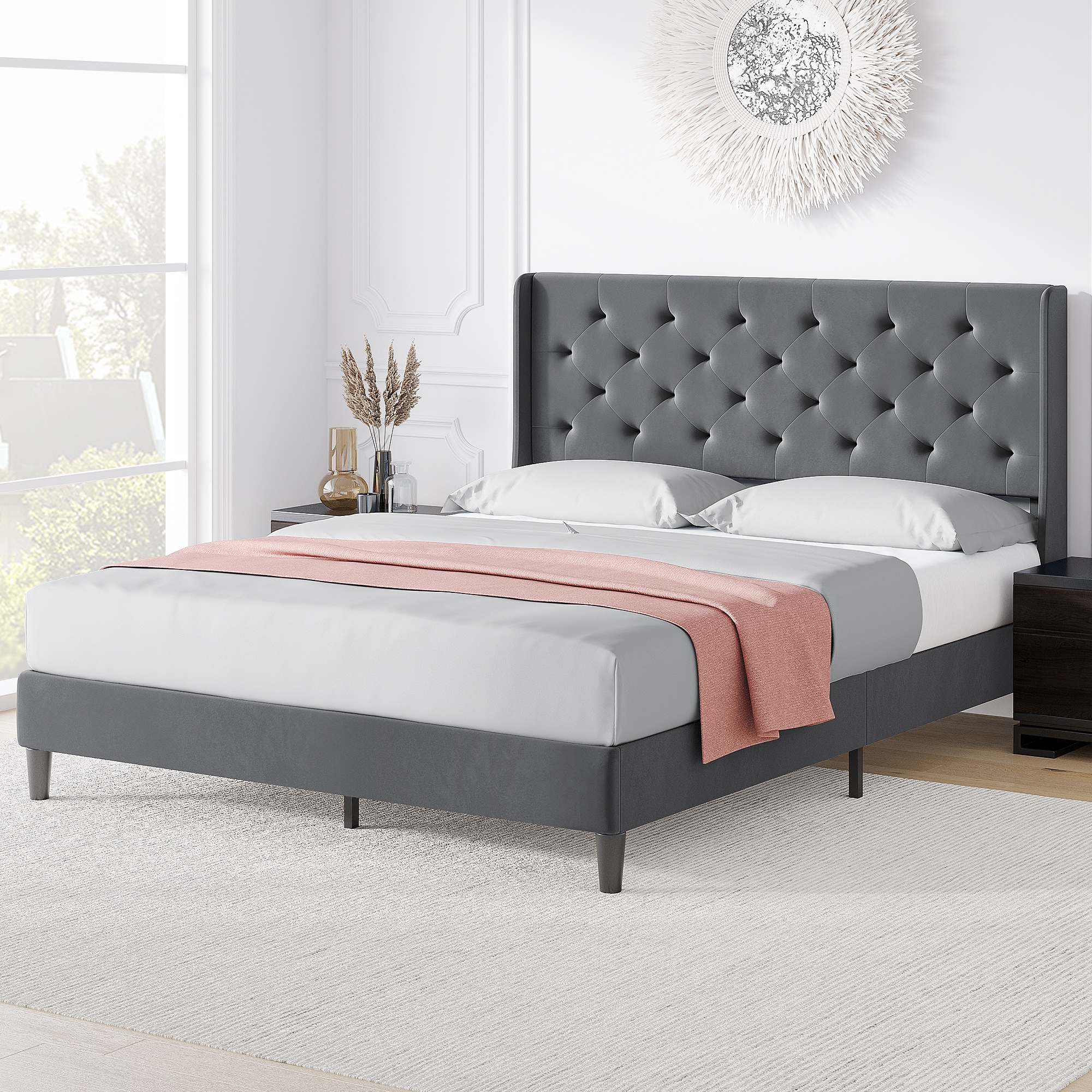 Diamond on sale platform bed