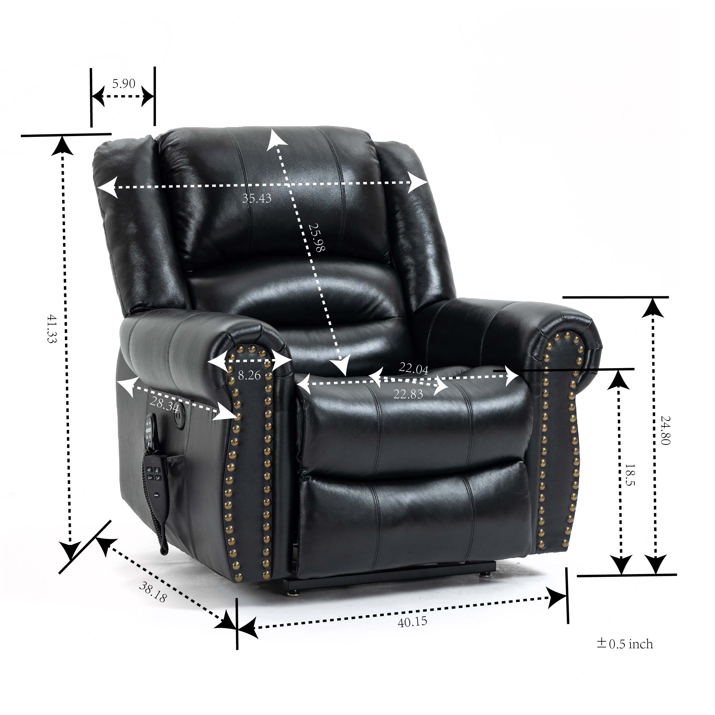 Mondawe OR-P26AF-OF recliners - View #11