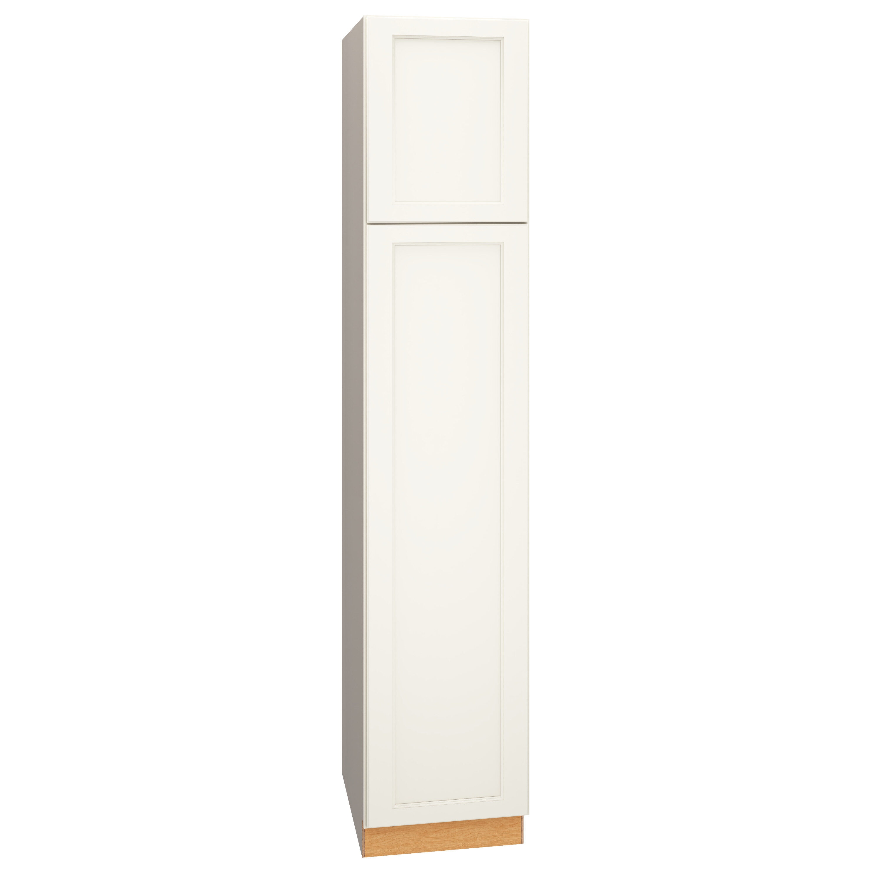 Diamond Express 325 U189024R Macaulay 18-in W x 90-in H x 24-in D White Pantry Fully assembled Plywood Cabinet (Recessed Panel Square)