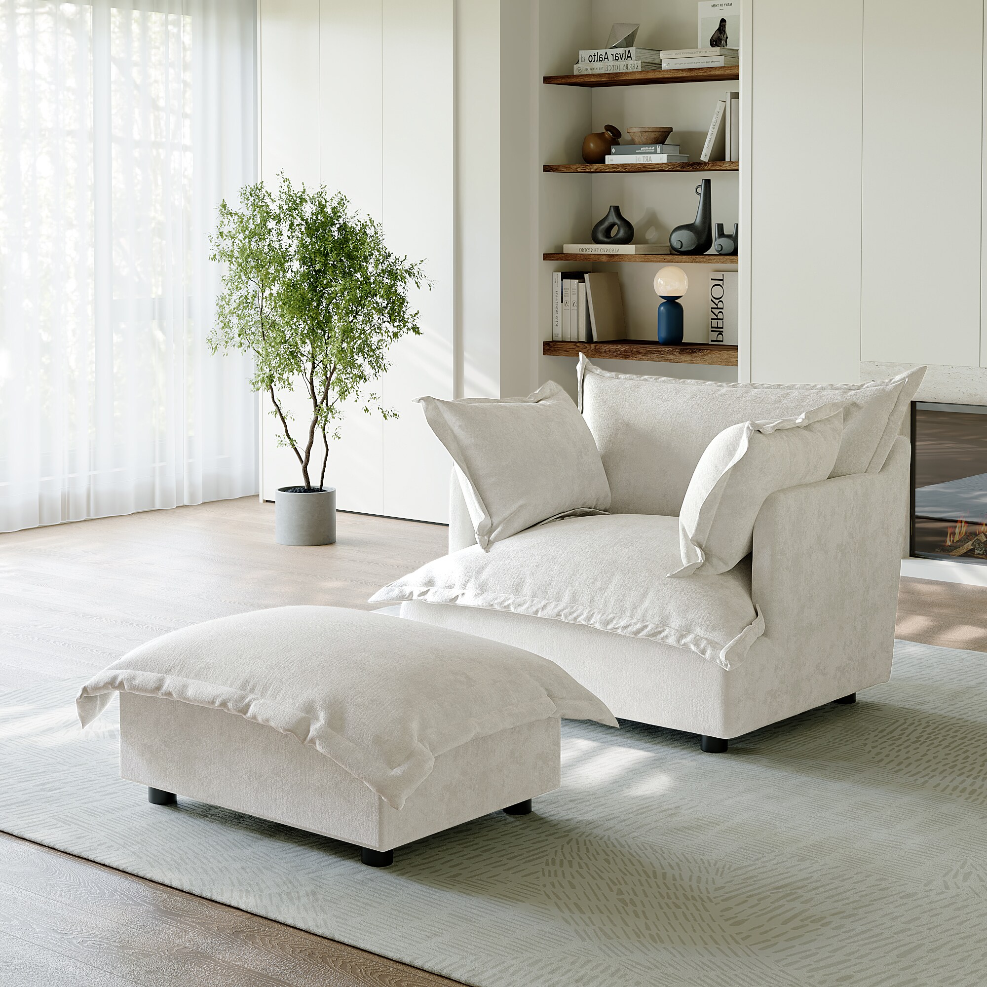 Dreamsidea CS11-BEI-SC-OT Sofas-Loveseats - View #5