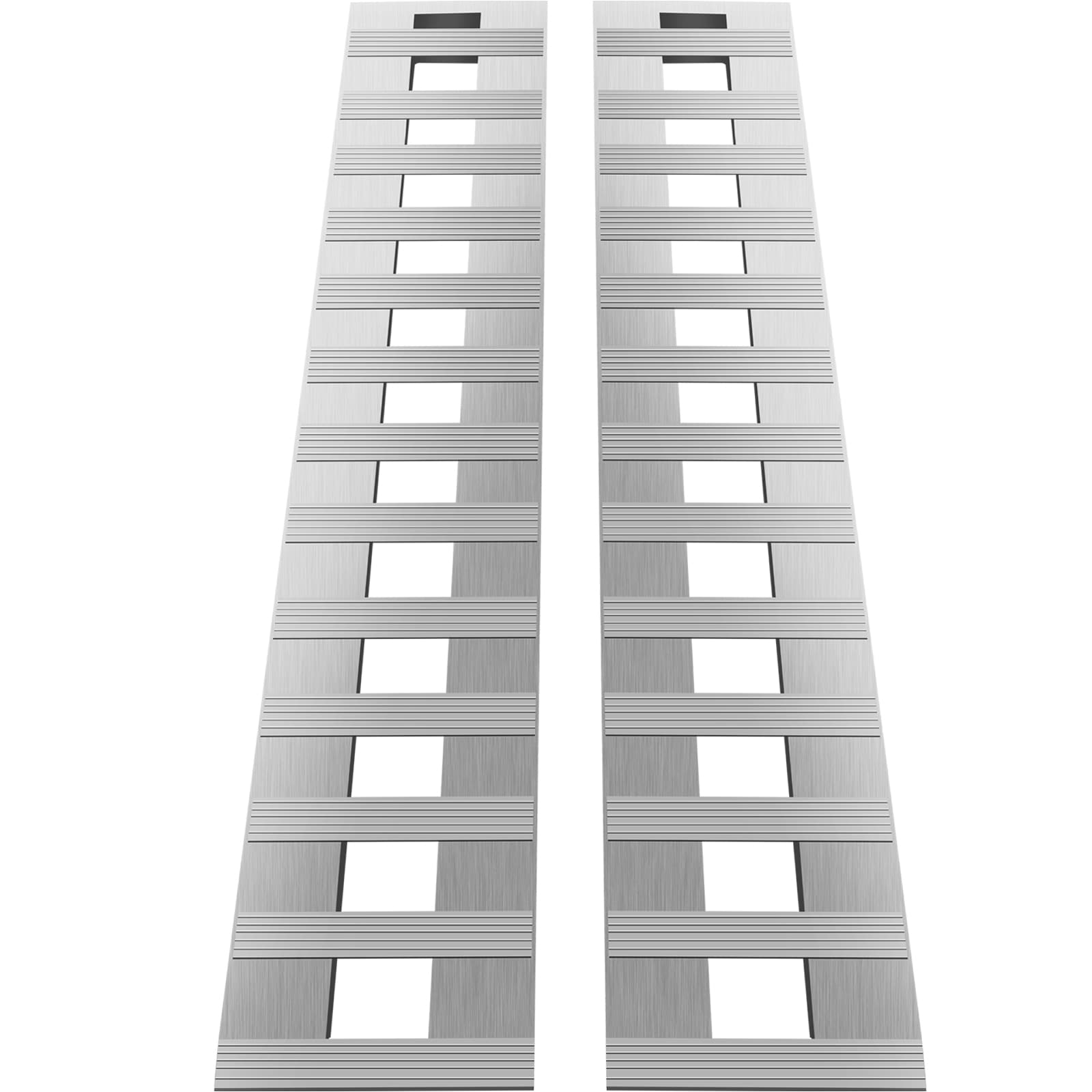 VEVOR SCLHJPD84X1403096V0 Rampas de aluminio de 84x14 pulgadas  capacidad de 6000 libras  rampas para remolque de coche  camión  ATV  1 par  2 rampas