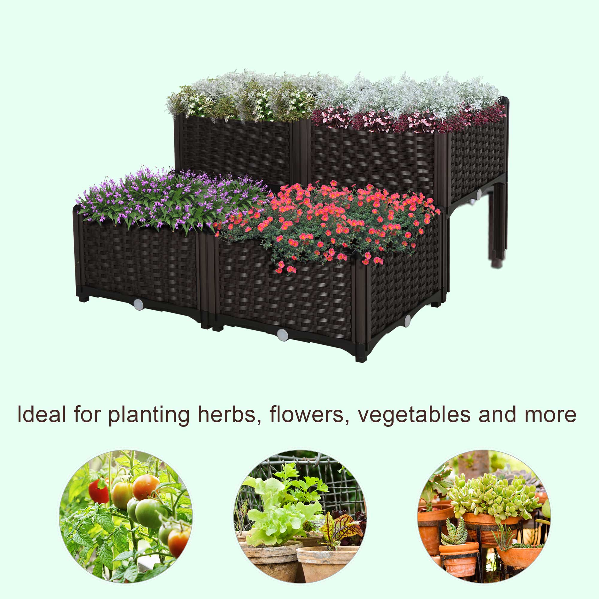 AHIOU HOME ZAAHG-P200752GB Raised-Planter-Boxes - View #8