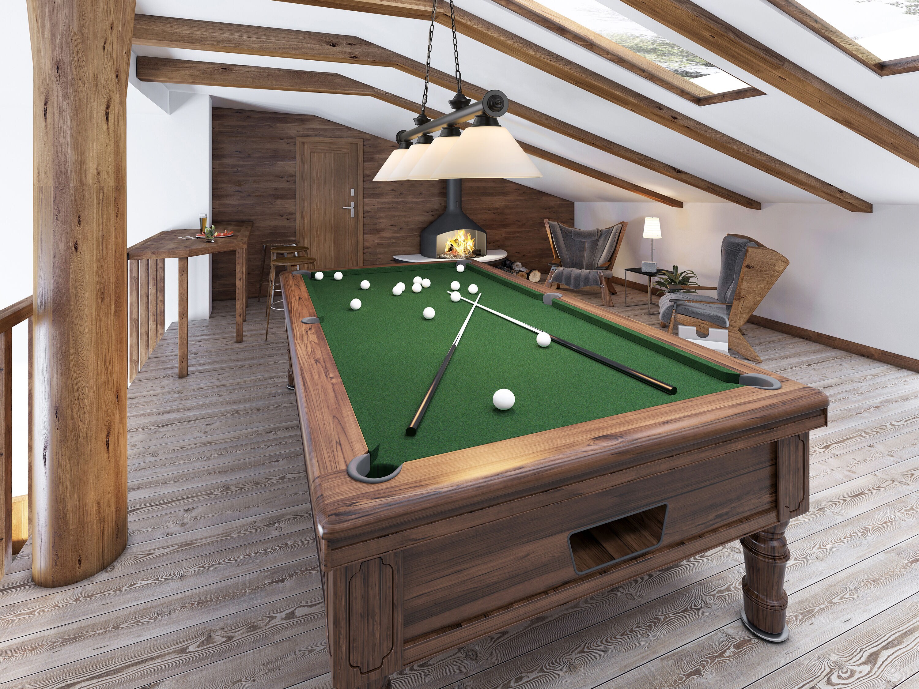 Z-Lite 2306-4MB-AMO14 Pool-Table-Lighting - View #7