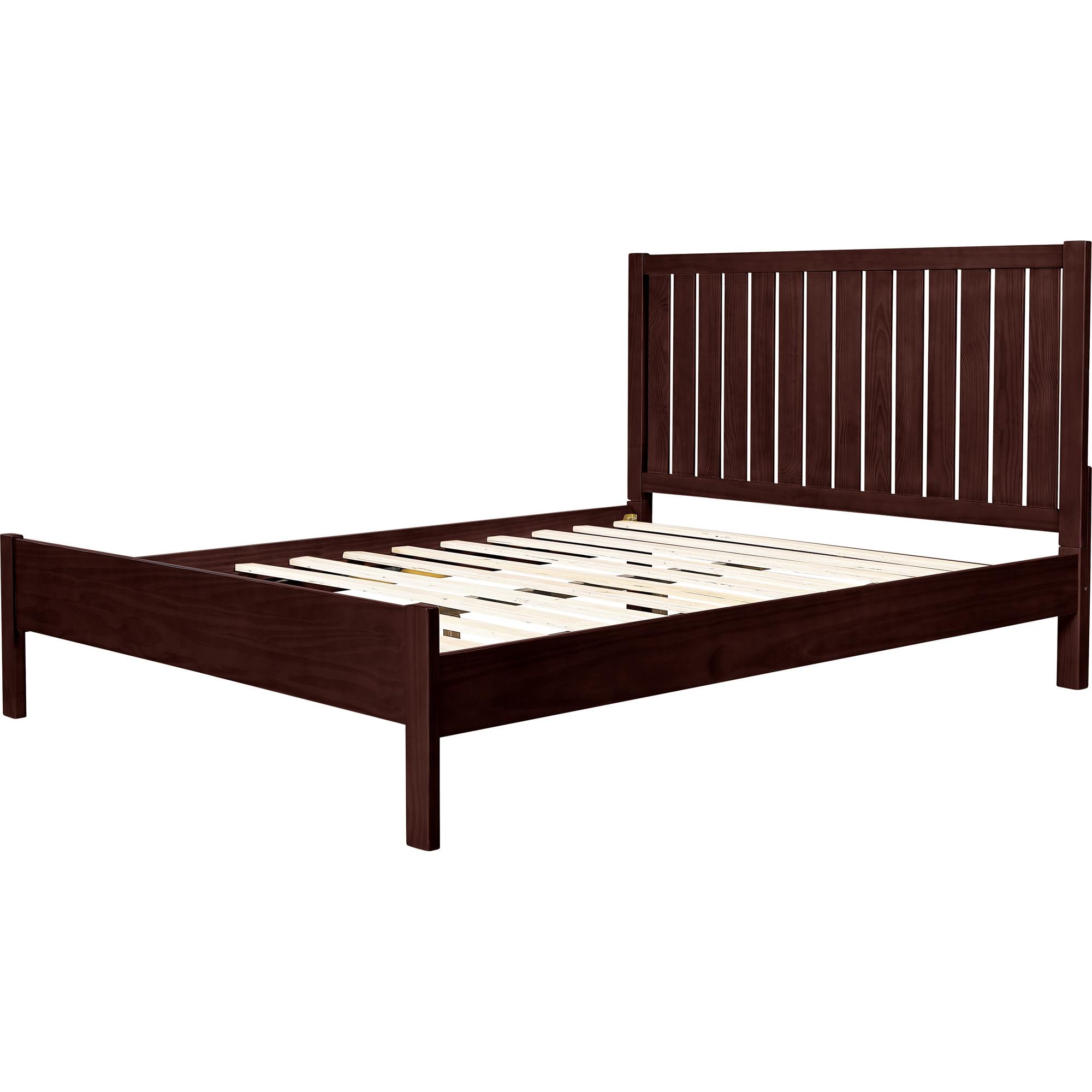 Camden Isle Espresso King Wood Platform Bed in the Beds department at ...